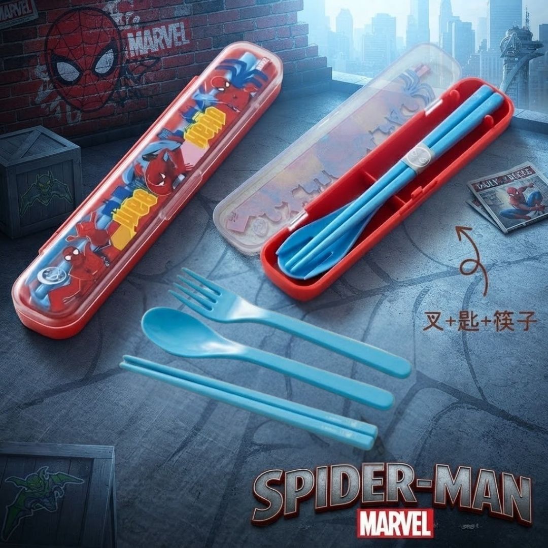 Marvel 蜘蛛俠 |餐具套裝 (叉+匙+筷)