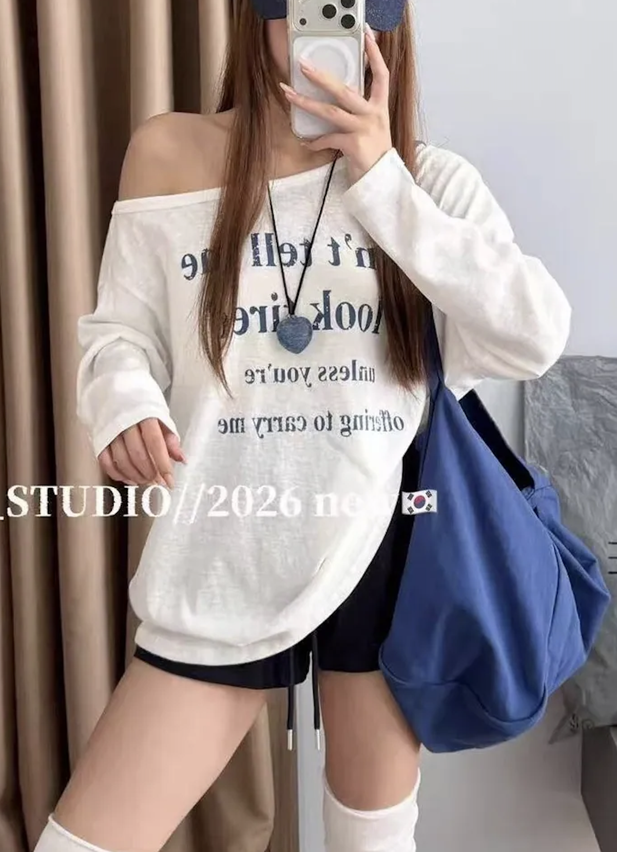 寬領英文大版防曬衣