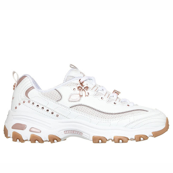 Skechers 思克威爾 D'Lites 150876WWTRG 女 休閒鞋 寬楦 復古 流行 白