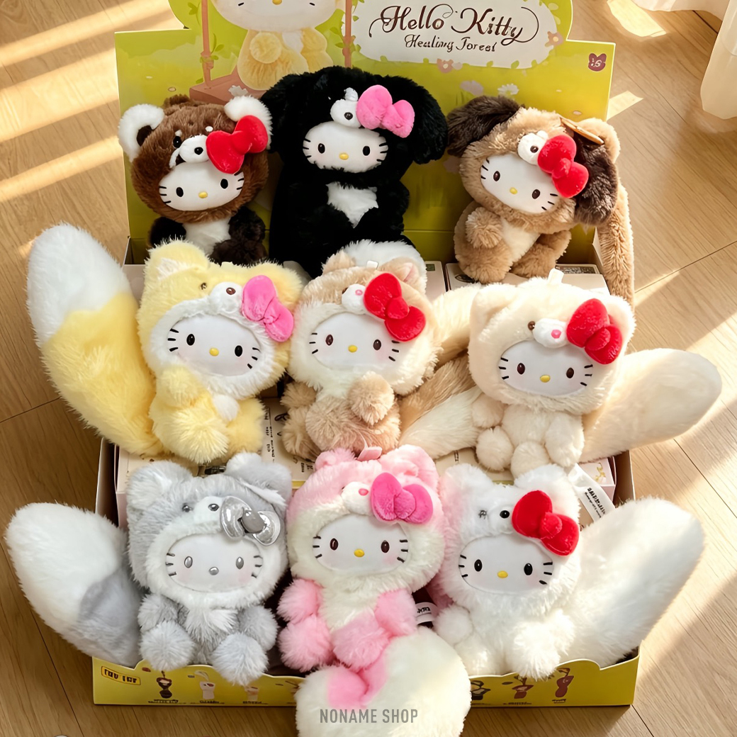 TOP TOY X SANRIO 三麗鷗 HELLO KITTY 治癒 森林 搪膠 毛絨 掛件 盲盒 9+1款