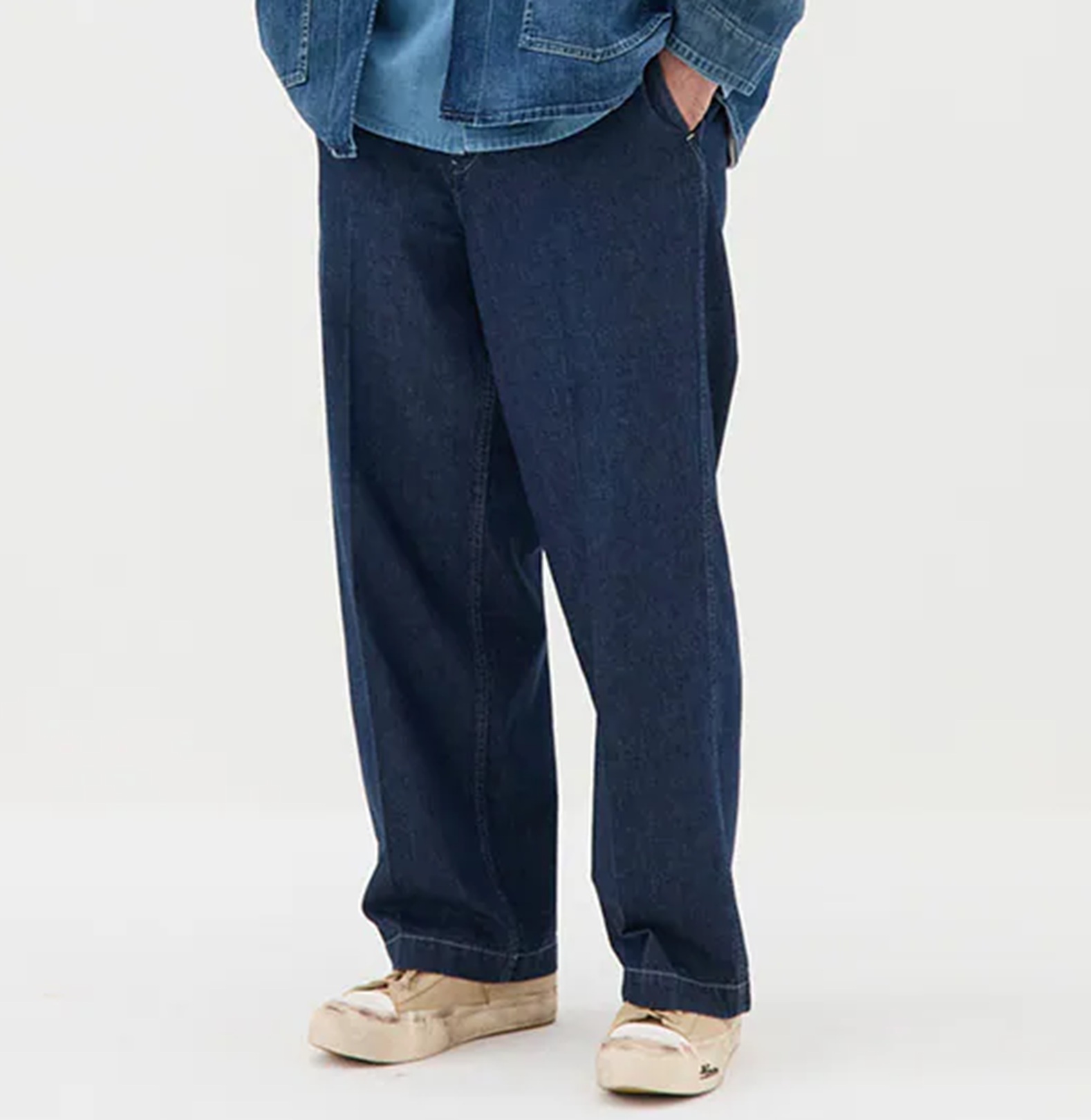 VISVIM 2026 A/W SOCIAL SCULPTURE BROADER PANTS DMGD - PRE ORDER ITEM (預訂中)