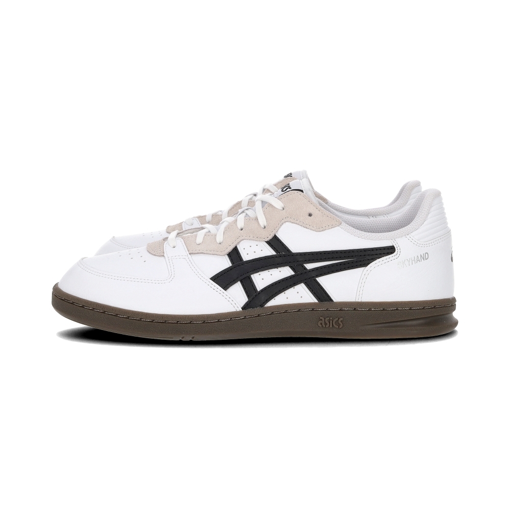 Asics Skyhand OG 男鞋 女鞋 白黑色 緩震 皮革 膠底 運動 休閒鞋 1203A451-101