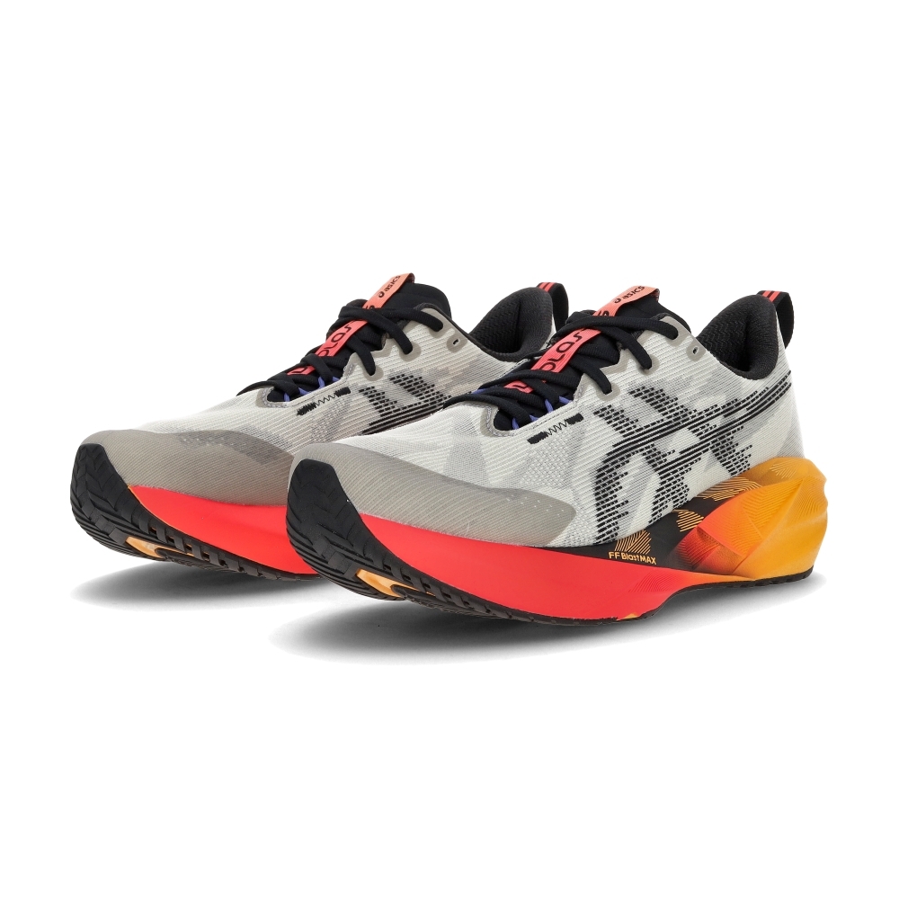 Asics Novablast 5 CP 男鞋 灰橘紅色 曙光系列 彈力 競速 運動 慢跑鞋 1011C175-200