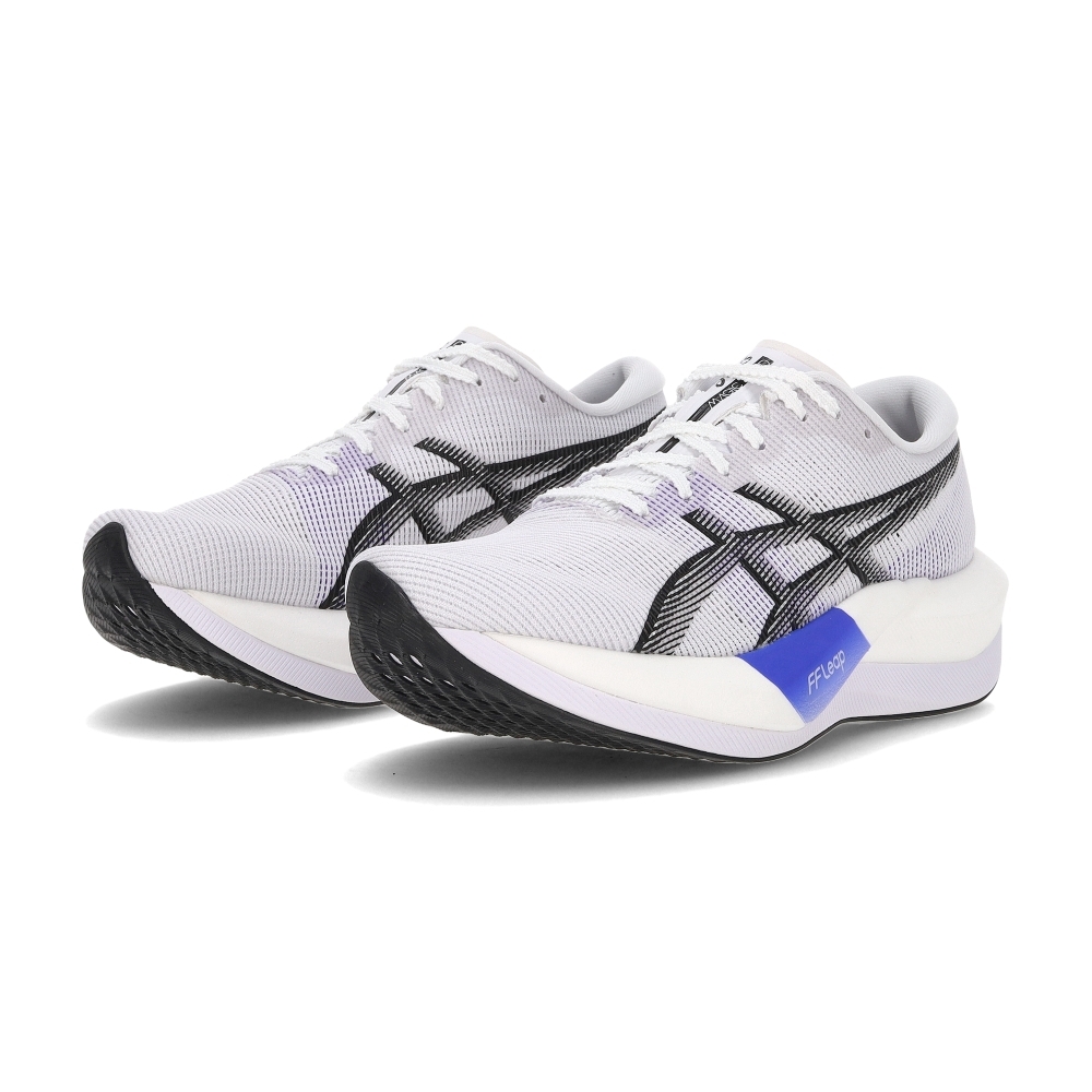 Asics Magic Speed 5 男鞋 女鞋 白紫黑色 緩震 彈力 競速 運動 慢跑鞋 1013A183-100