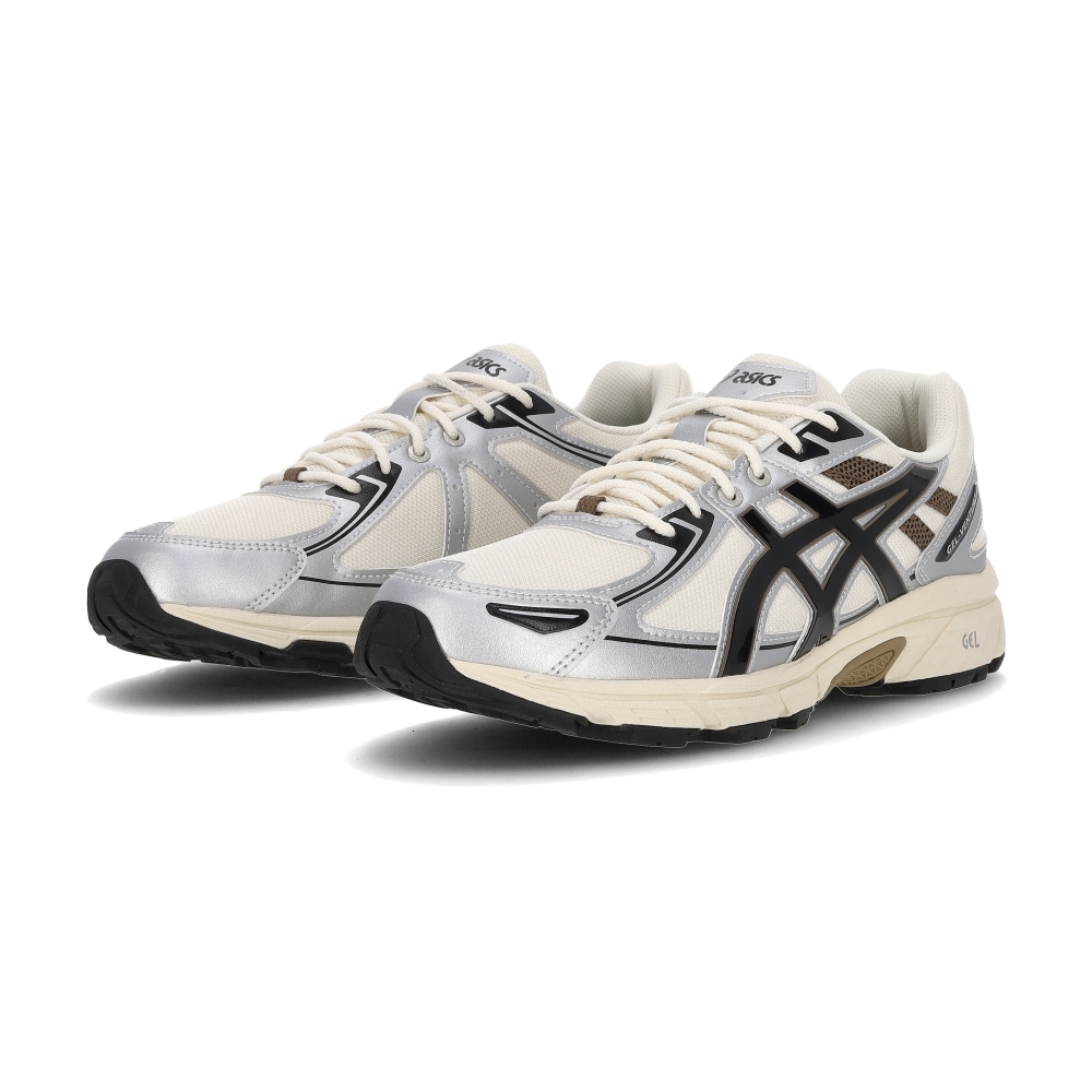 Asics Gel-Venture 6 男鞋 女鞋 白黑銀色 緩震 支撐 運動 休閒 慢跑鞋 1203A631-100