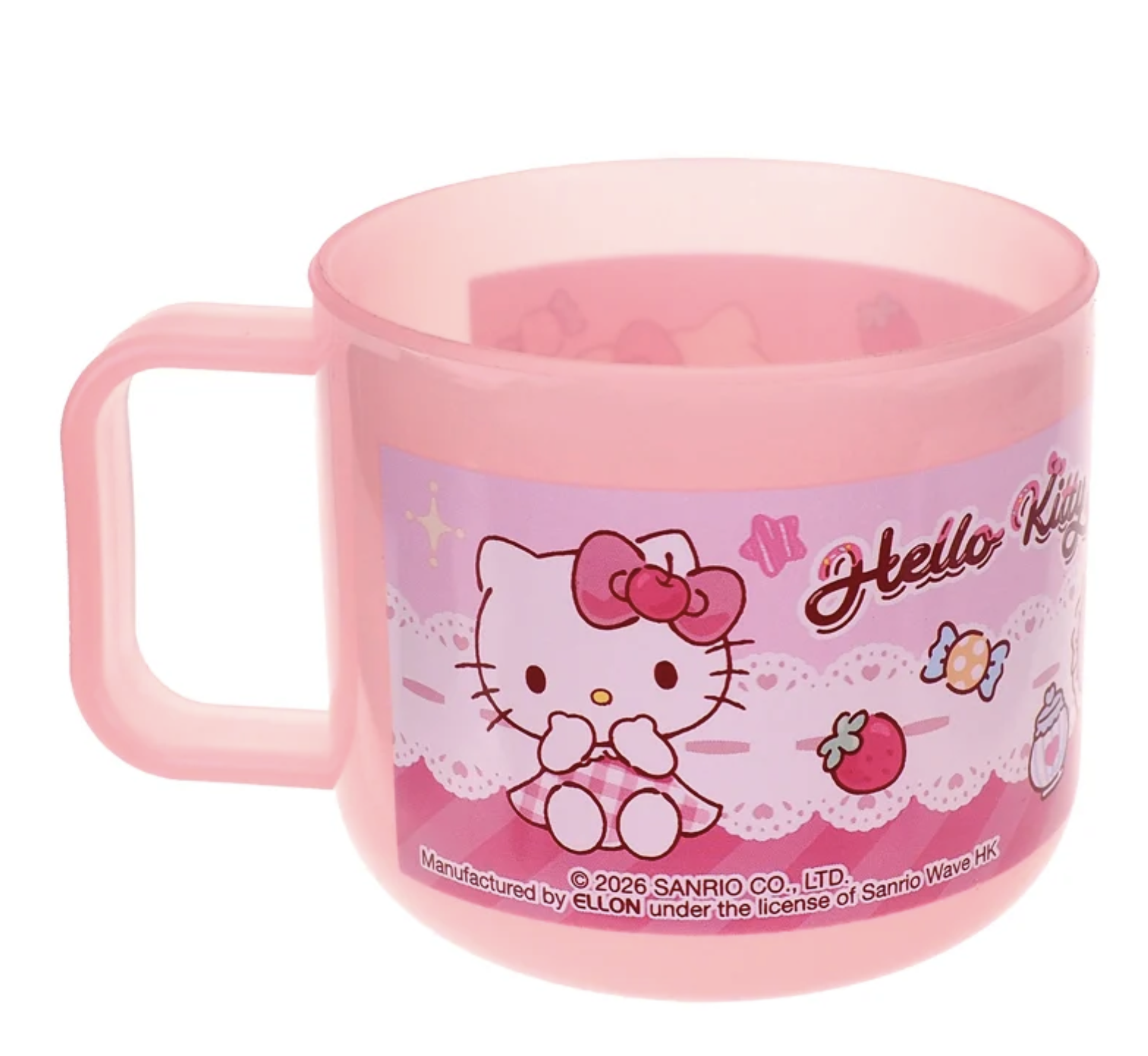 Hello Kitty 230ml BPA Free 膠杯連蓋 9-7744-12