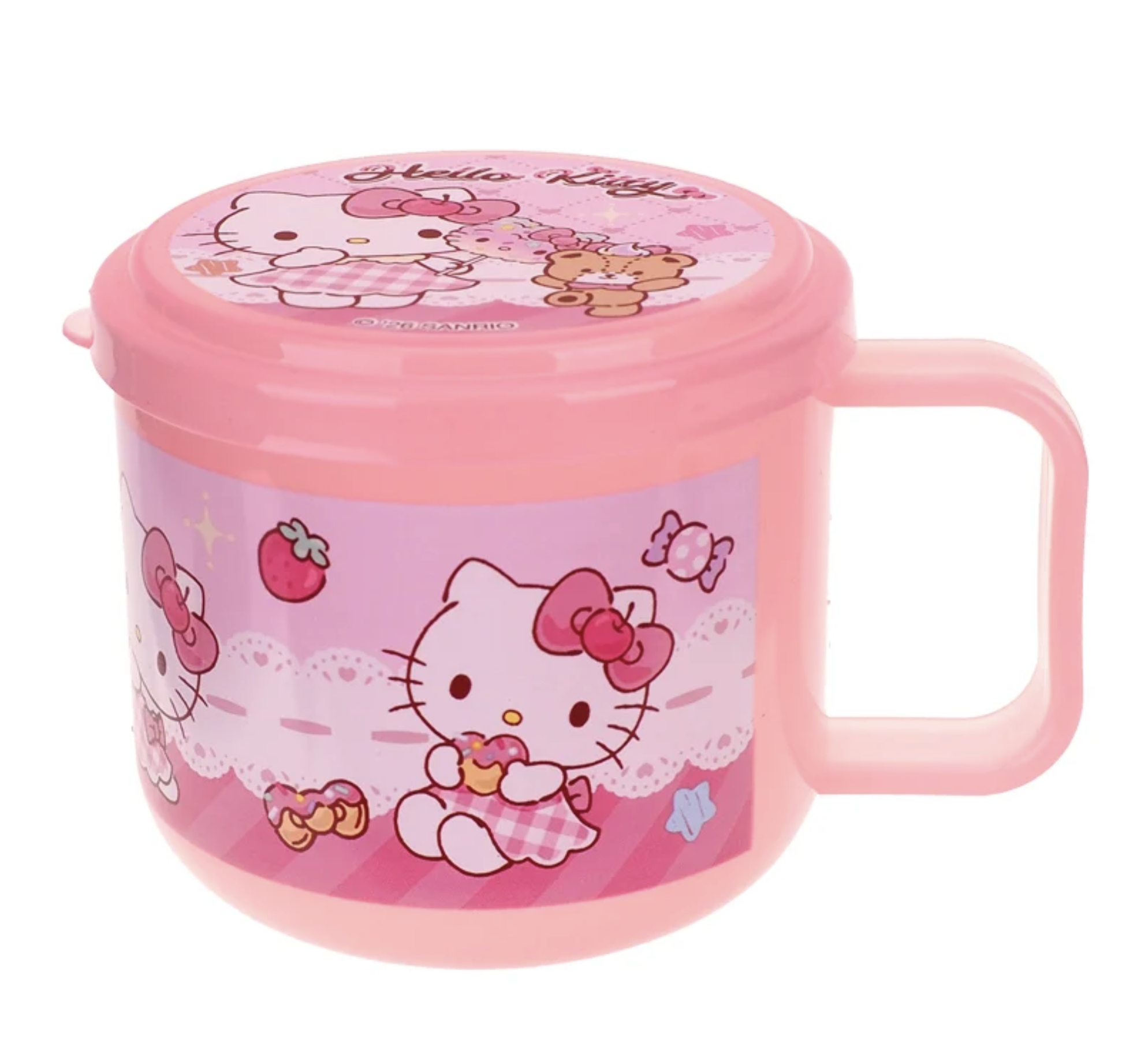 Hello Kitty 230ml BPA Free 膠杯連蓋 9-7744-12