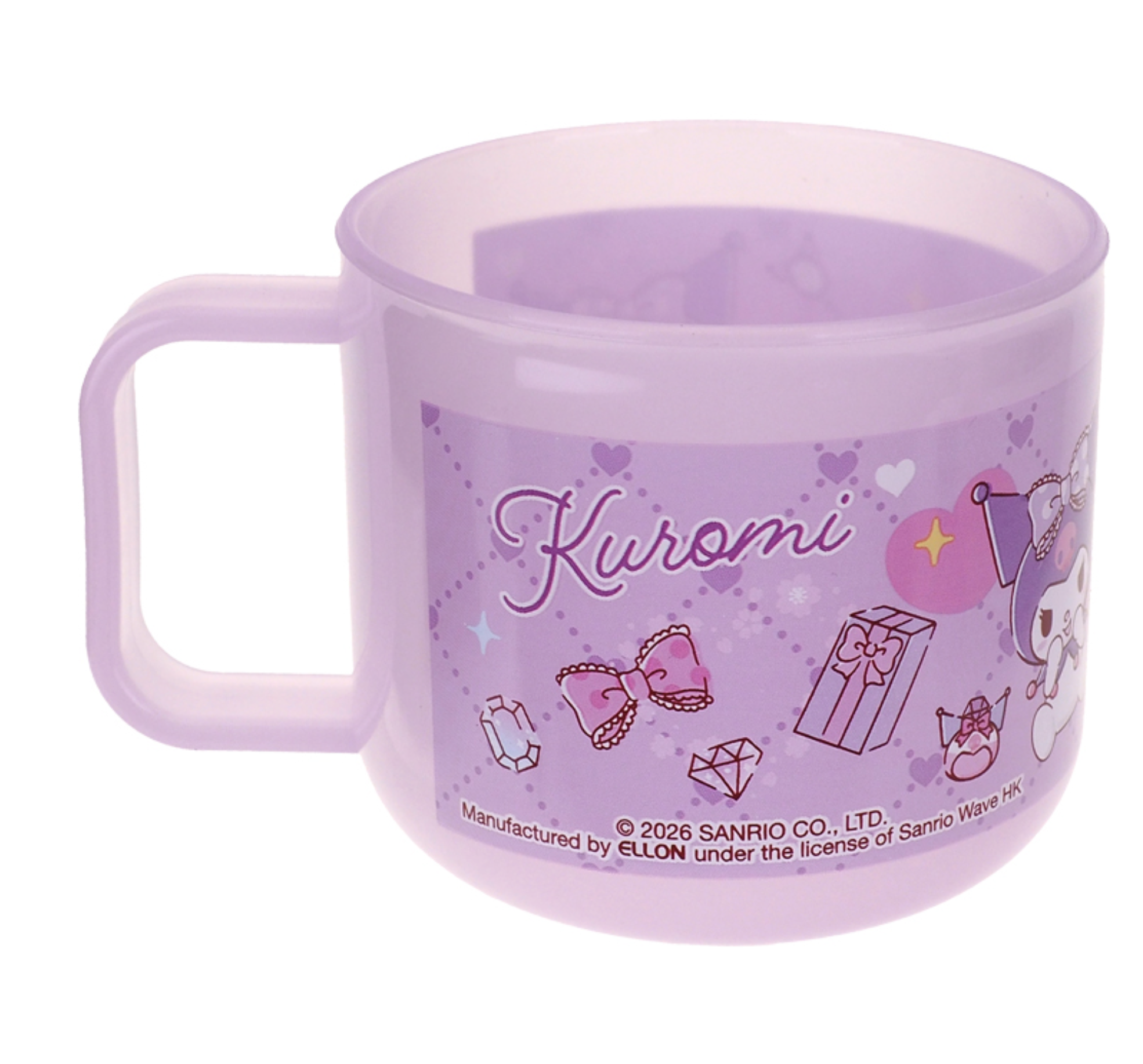 Kuromi 230ml BPA Free 膠杯連蓋 9-7744-13