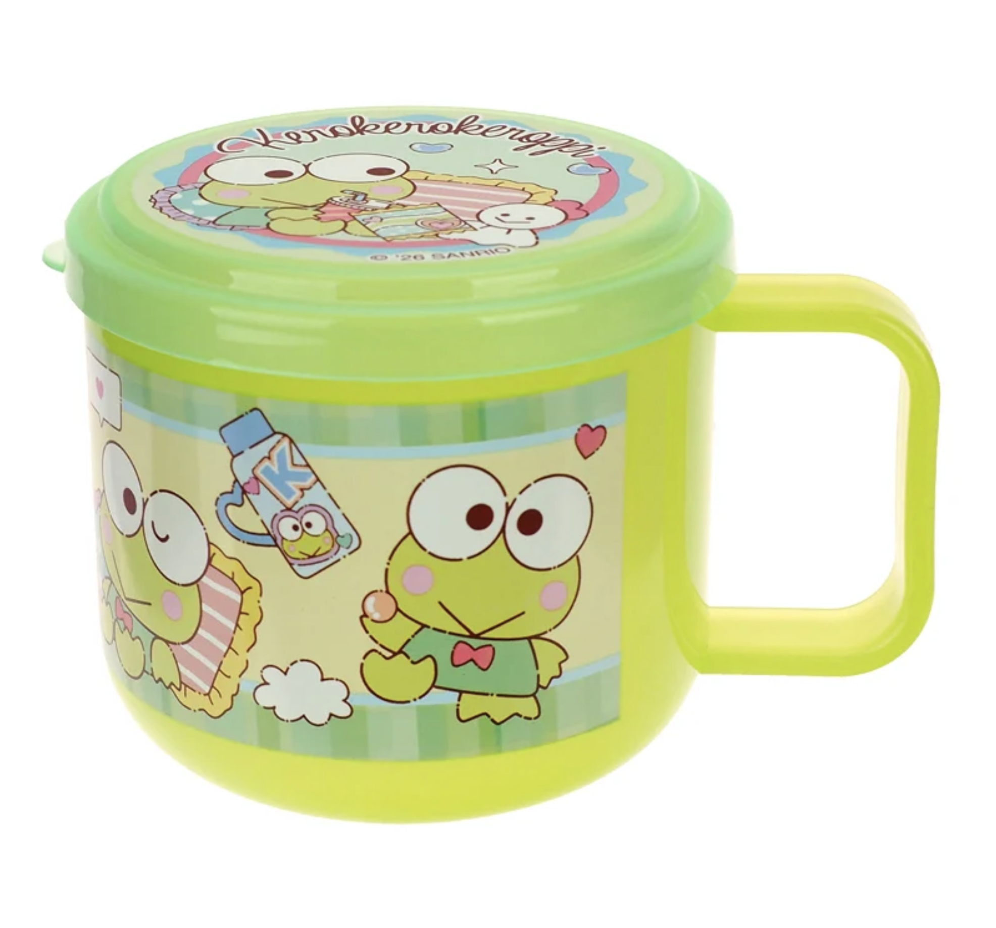 Kerokerokeroppi  230ml BPA Free 膠杯連蓋 9-7744-15