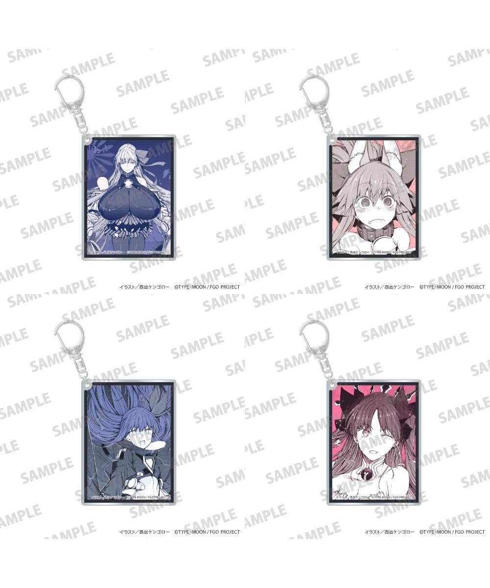 預購-「Fate/Grand Order ‐Epic of Remnant‐亞種特異點EX 深海電腦樂土 SE.RA.PH」壓克力鑰匙圈 系列【日本進口精品】
