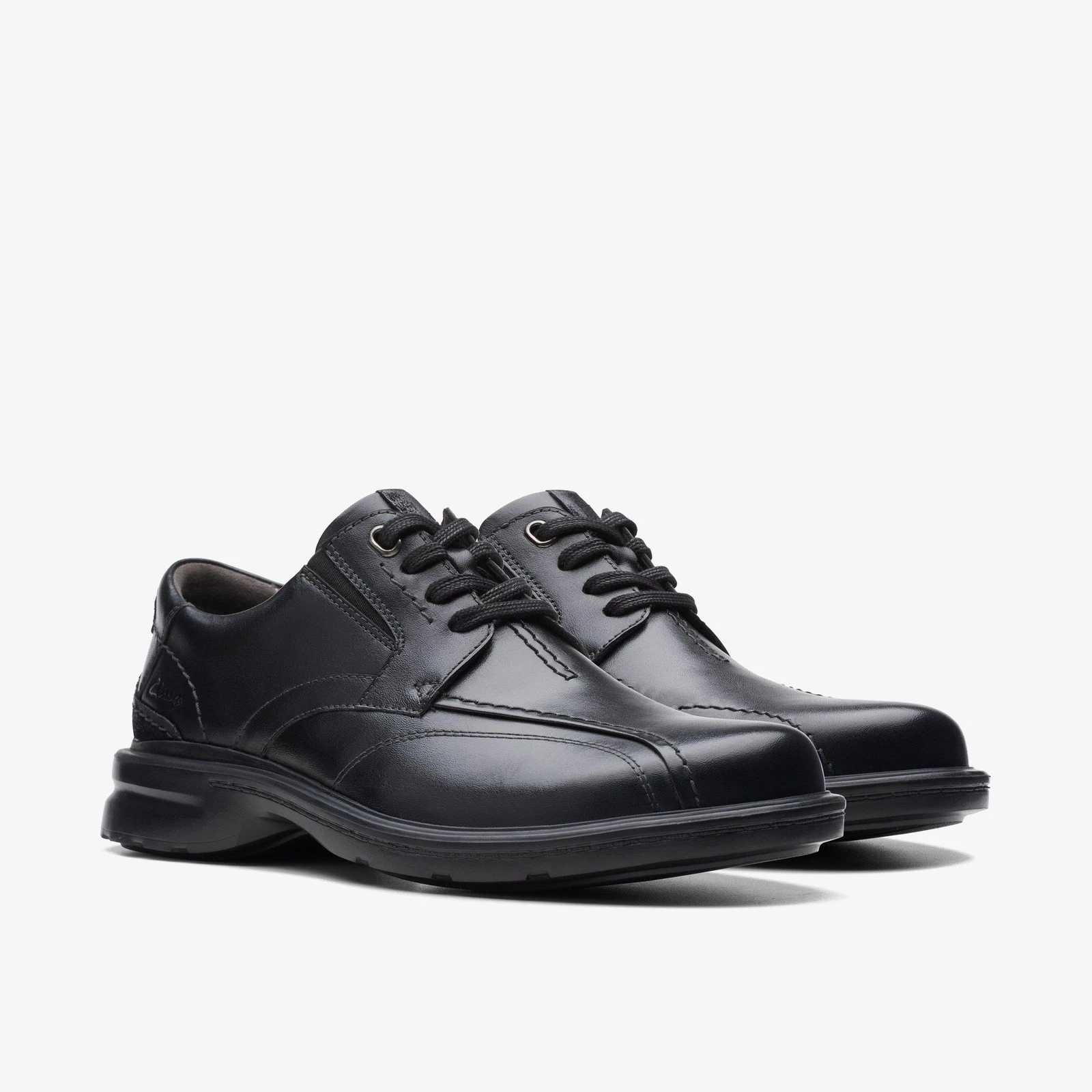 【預購】CLARKS H081402 Gessler Lace 男装皮革鞋 (黑色)