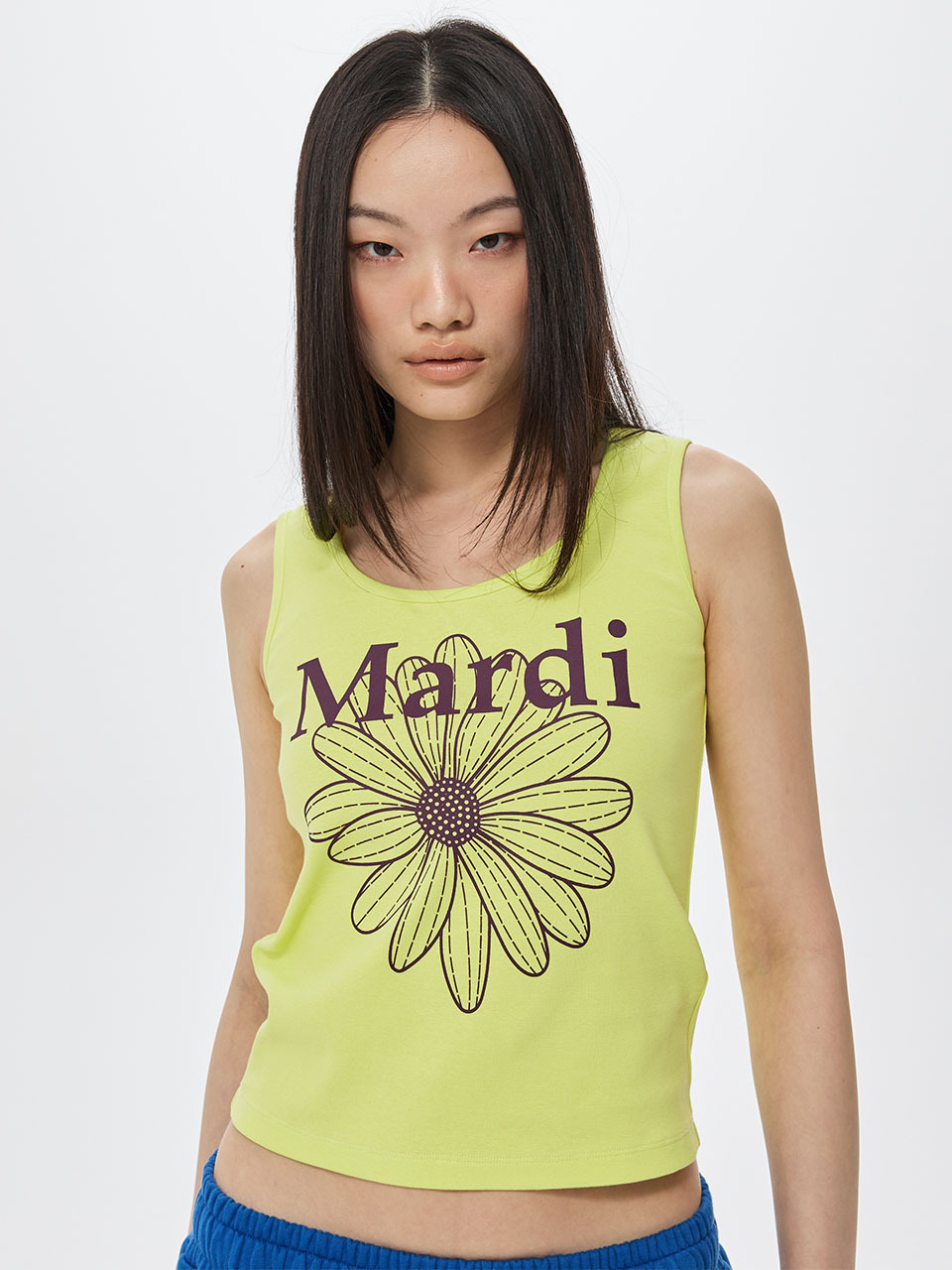 Mardi Mercredi TANK SCOOP NECK FLOWERMARDI [指定色號限時優惠]