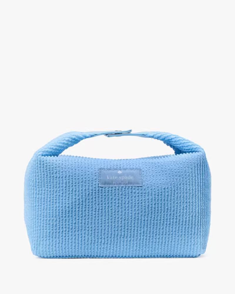 【預購】KATE SPADE H081451 化妝包 (藍色)