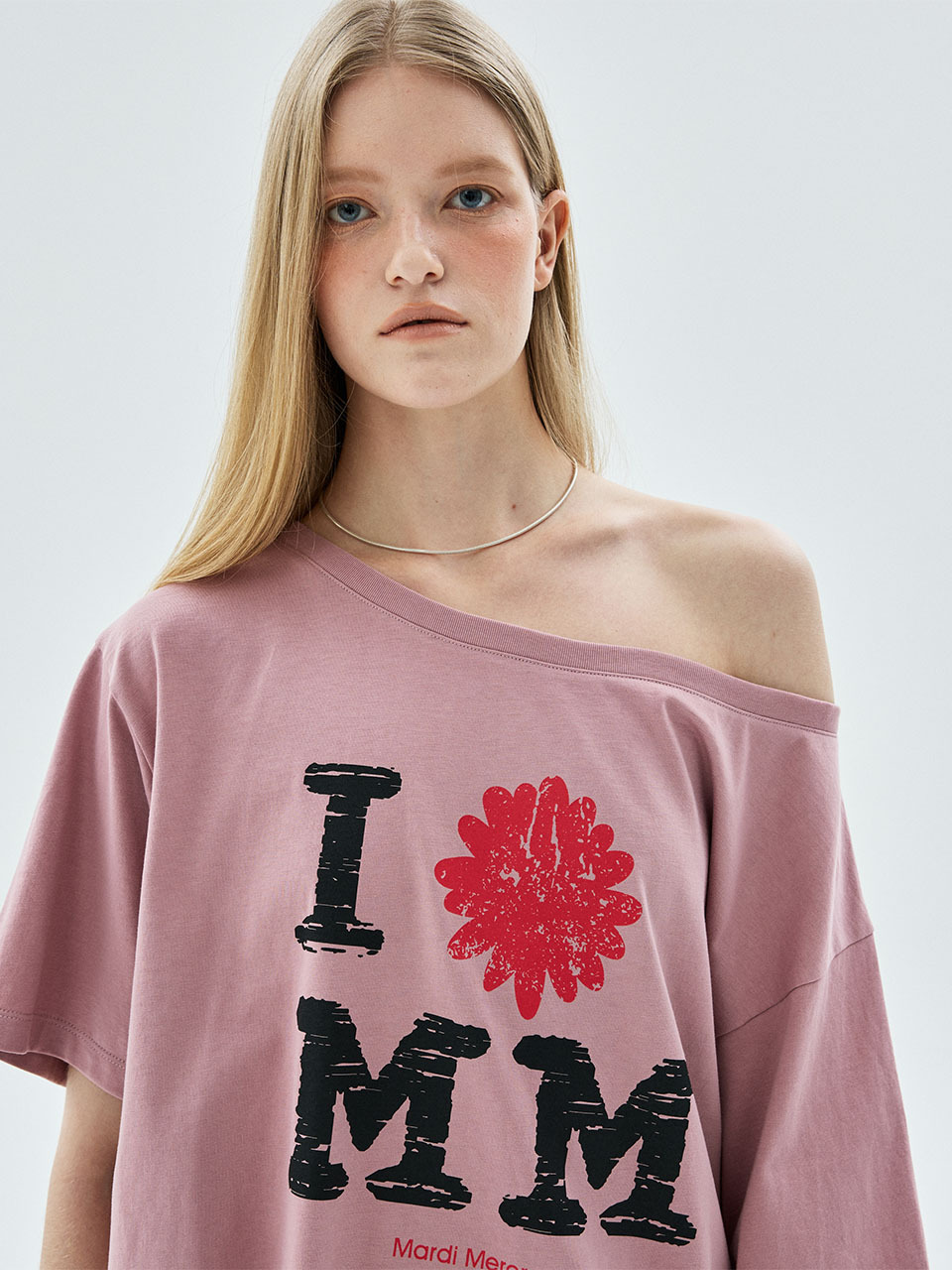 Mardi Mercredi TSHIRT OFF SHOULDER CRACKED IFMM [指定色號限時優惠]