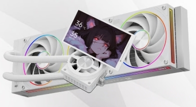 Thermalright Dynamic Vision Pro 360 ARGB w/5.5IPS 水冷散熱器 (黑色/白色)