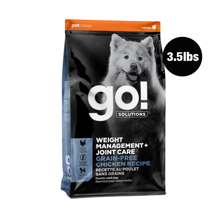 Go! Solutions 關節減重系列－無穀物 雞肉 狗糧配方3.5lbs