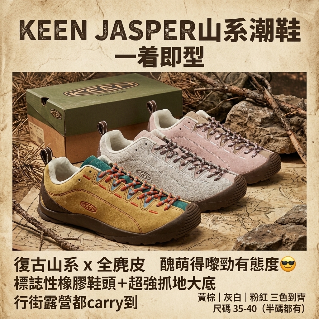 KEEN JASPER 山系潮鞋