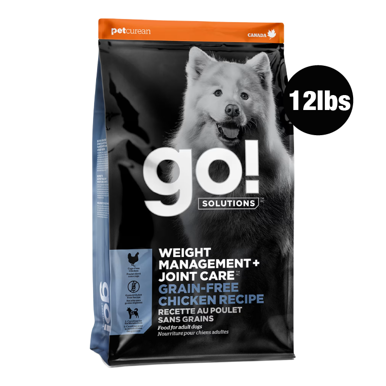 Go! Solutions 關節減重系列－無穀物 雞肉 狗糧配方12lbs