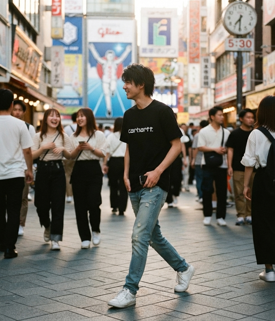 Carhartt WIP Script Tee 黑色T恤 (I031047-0D2)