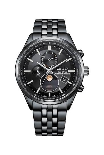 星辰 Citizen New Moon Phase Eco-Drive watches BY1033-01H, BY1034-59A, BY1035-56E, BY1036-53L 具備萬年曆、世界時間和自動月相顯示功能