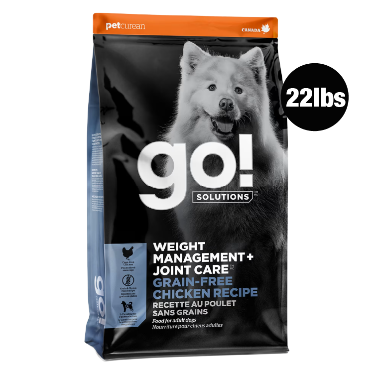 Go! Solutions 關節減重系列－無穀物 雞肉 狗糧配方22lbs