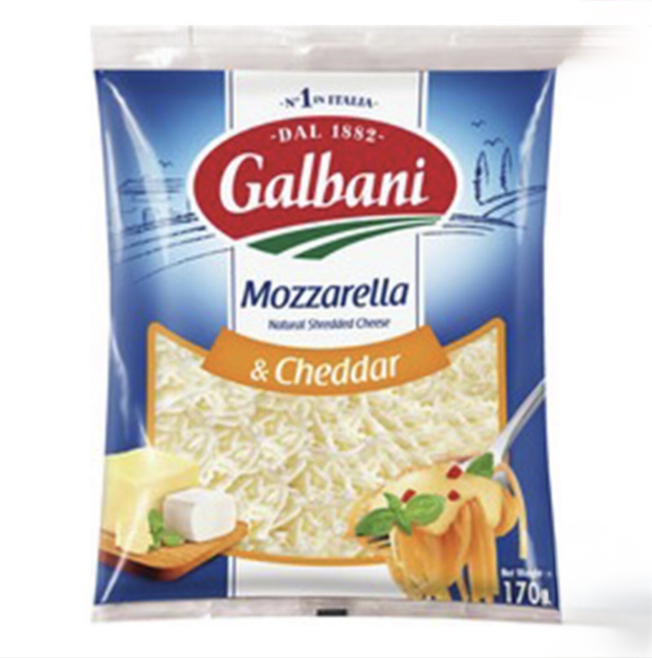[Chilled] Galbani Mozzarella Shredded &Cheddar 170g