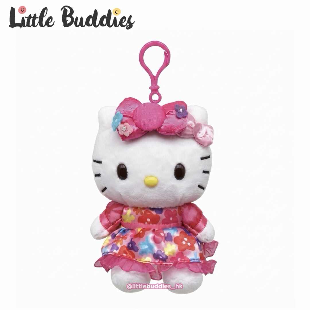 美版 Sanrio Hello Kitty 花花造型 公仔匙扣
