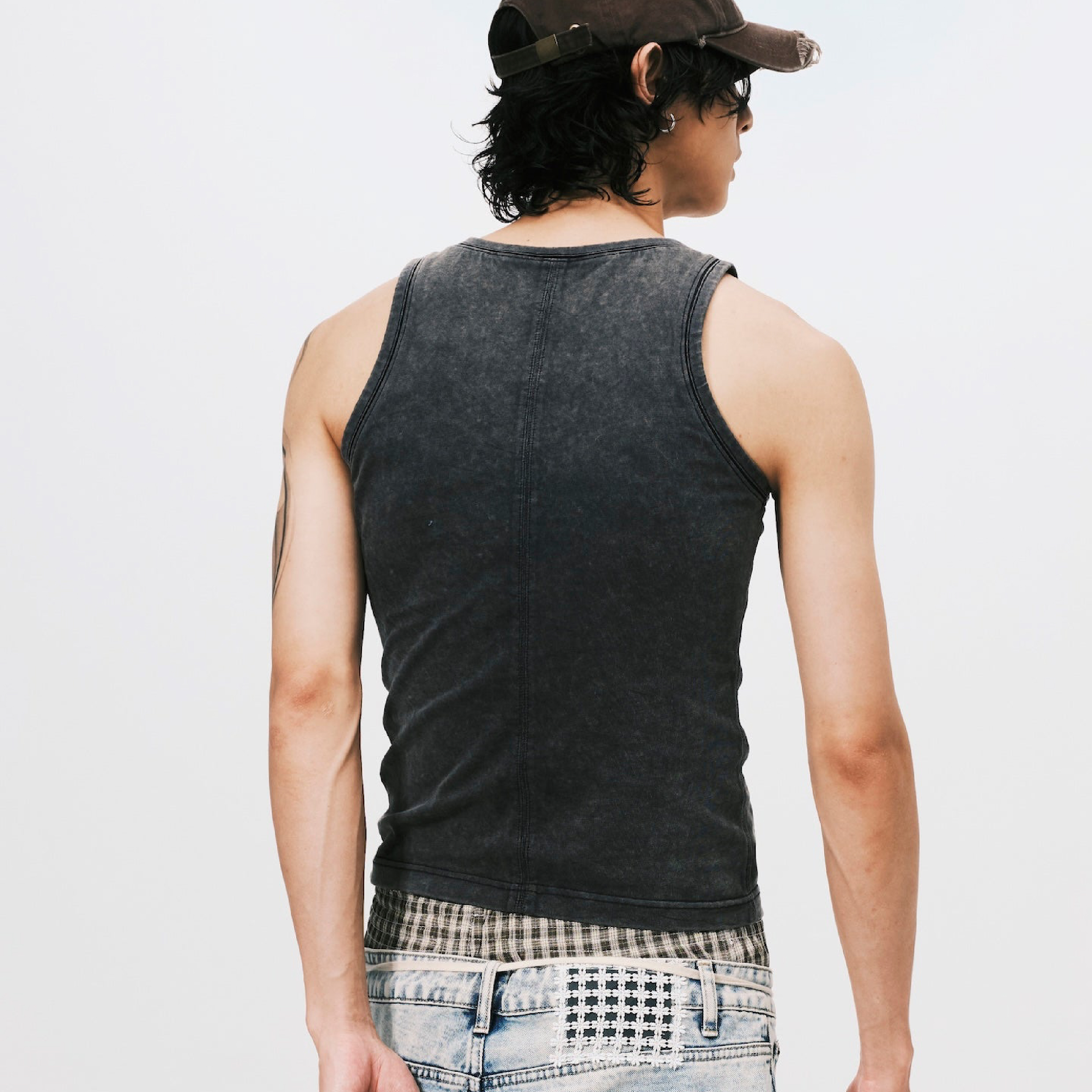 ANOWHEREMAN Washed Tank Top
