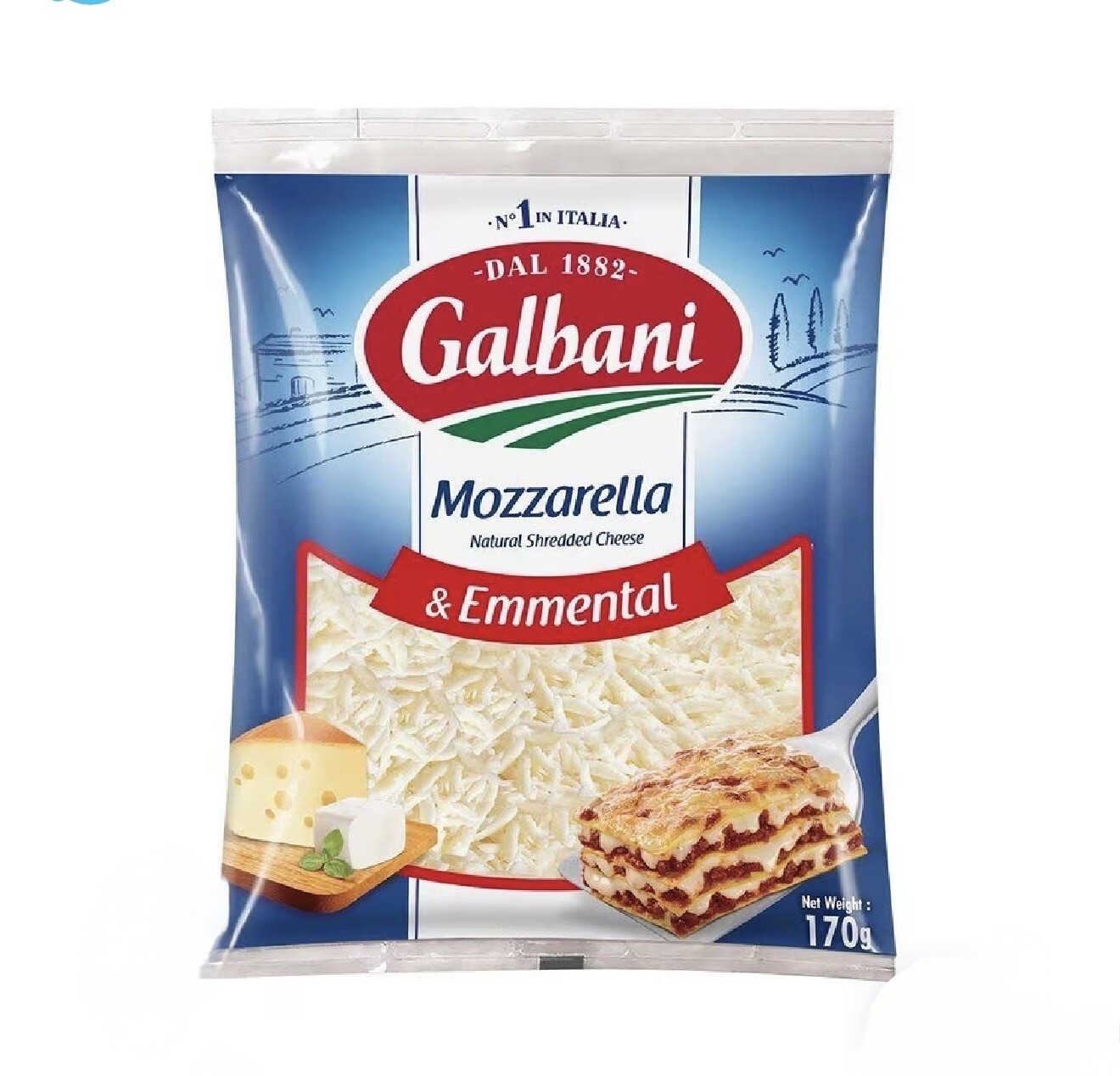 [Chilled] Galbani Shredded Mozzarella &Emmental 170g