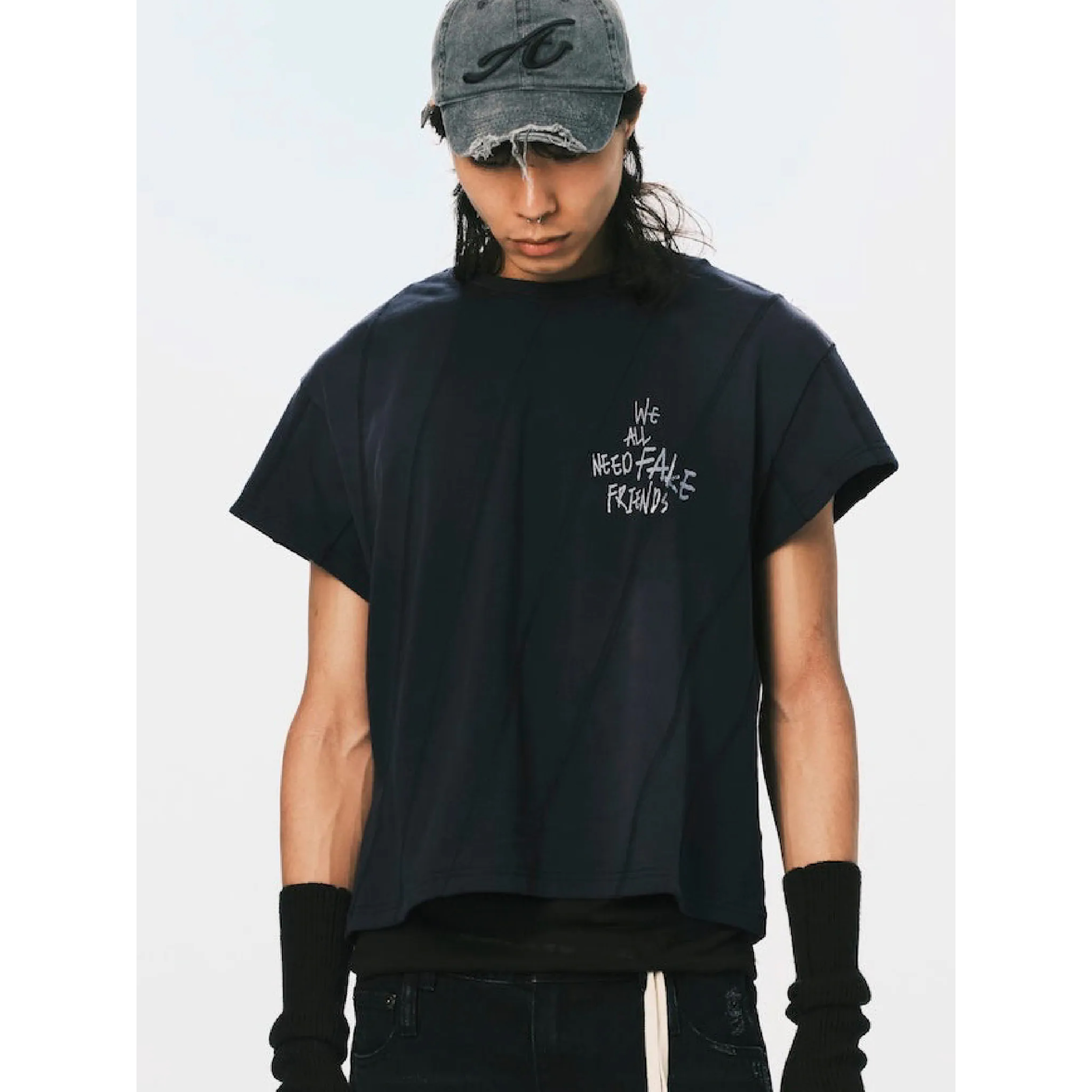 ANOWHEREMAN Print Muscle Tee