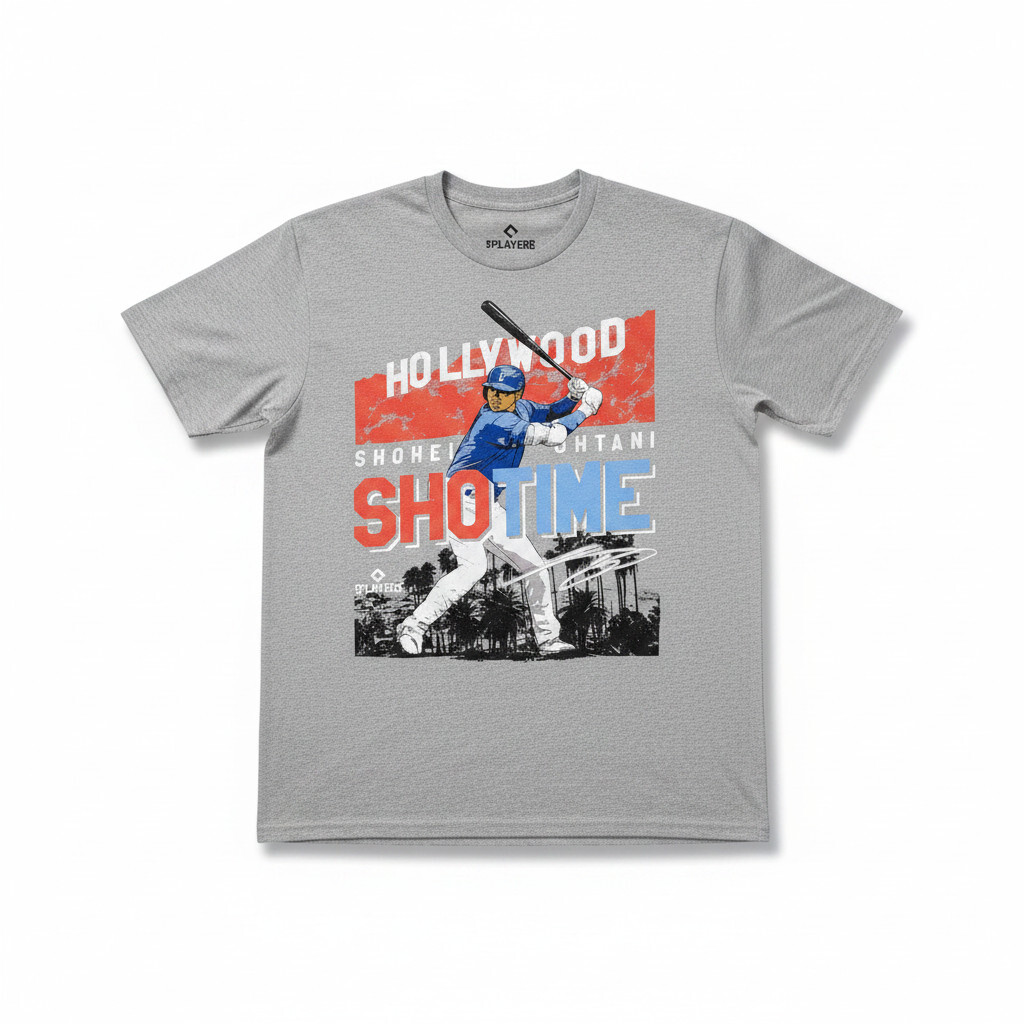 MITCHELL & NESS M&N MLB 短T 灰色 大谷翔平 SHOTIME 短袖 男 MLBOHT3003GY
