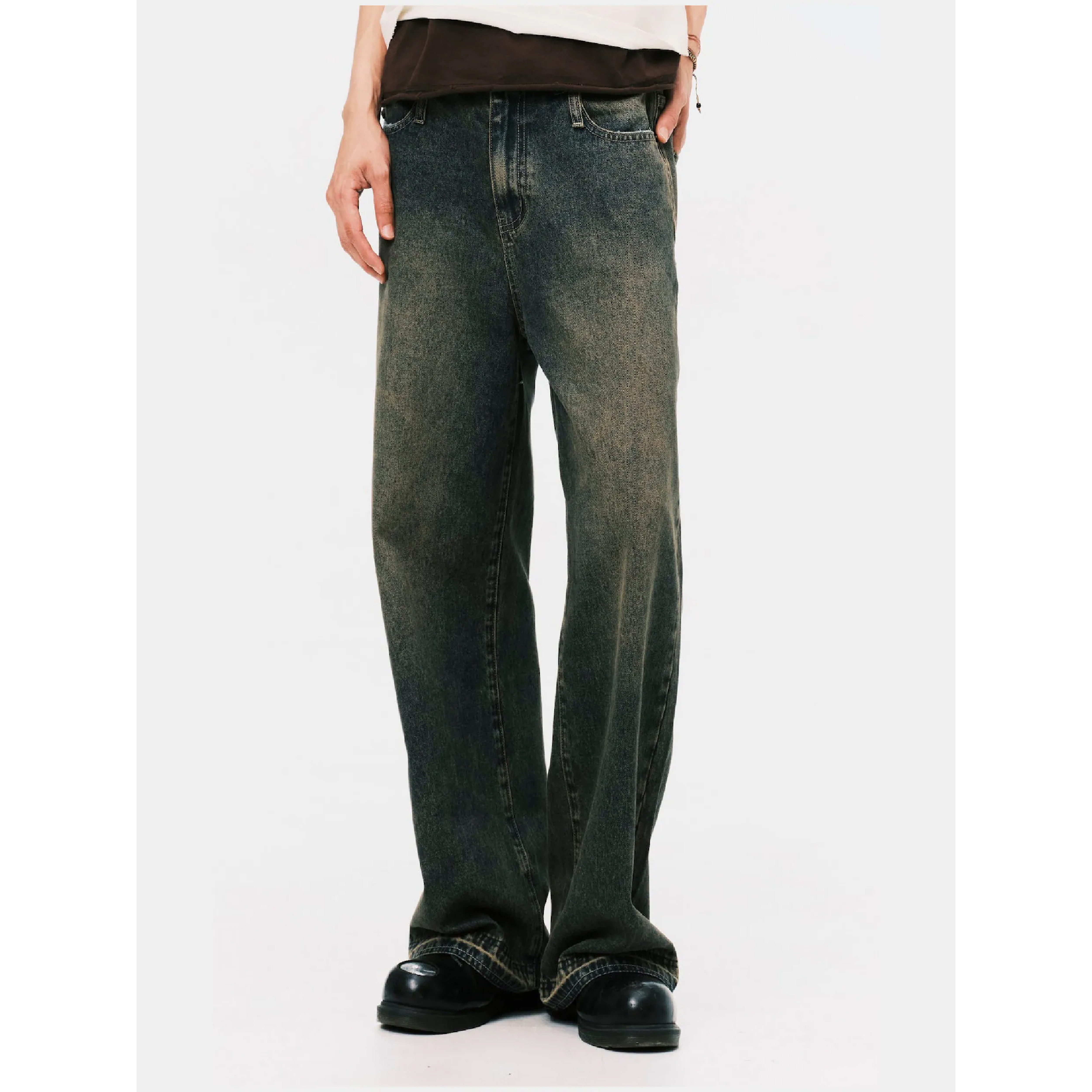 ANOWHEREMAN Relax Denim Jeans