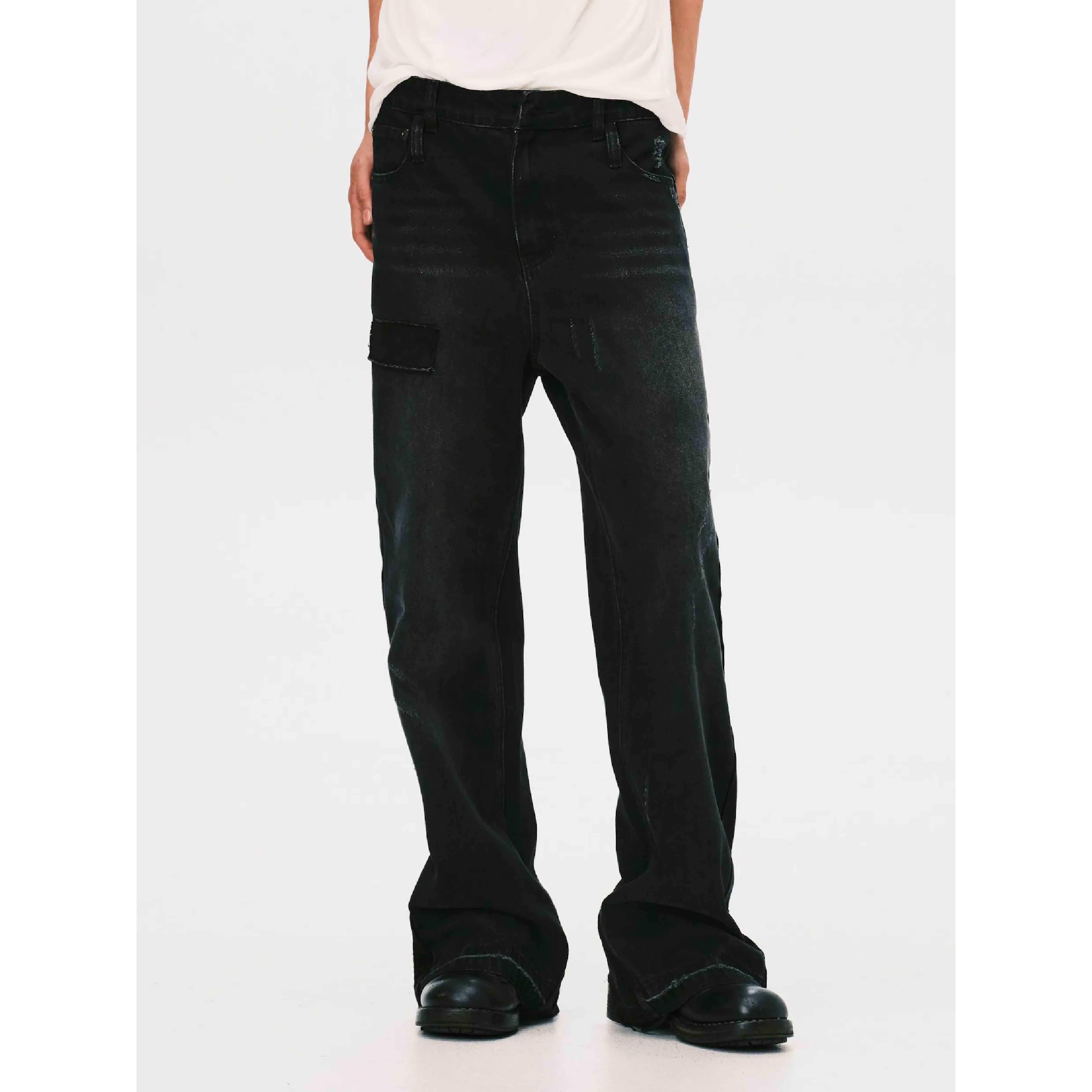 ANOWHEREMAN Patwork Denim Jeans