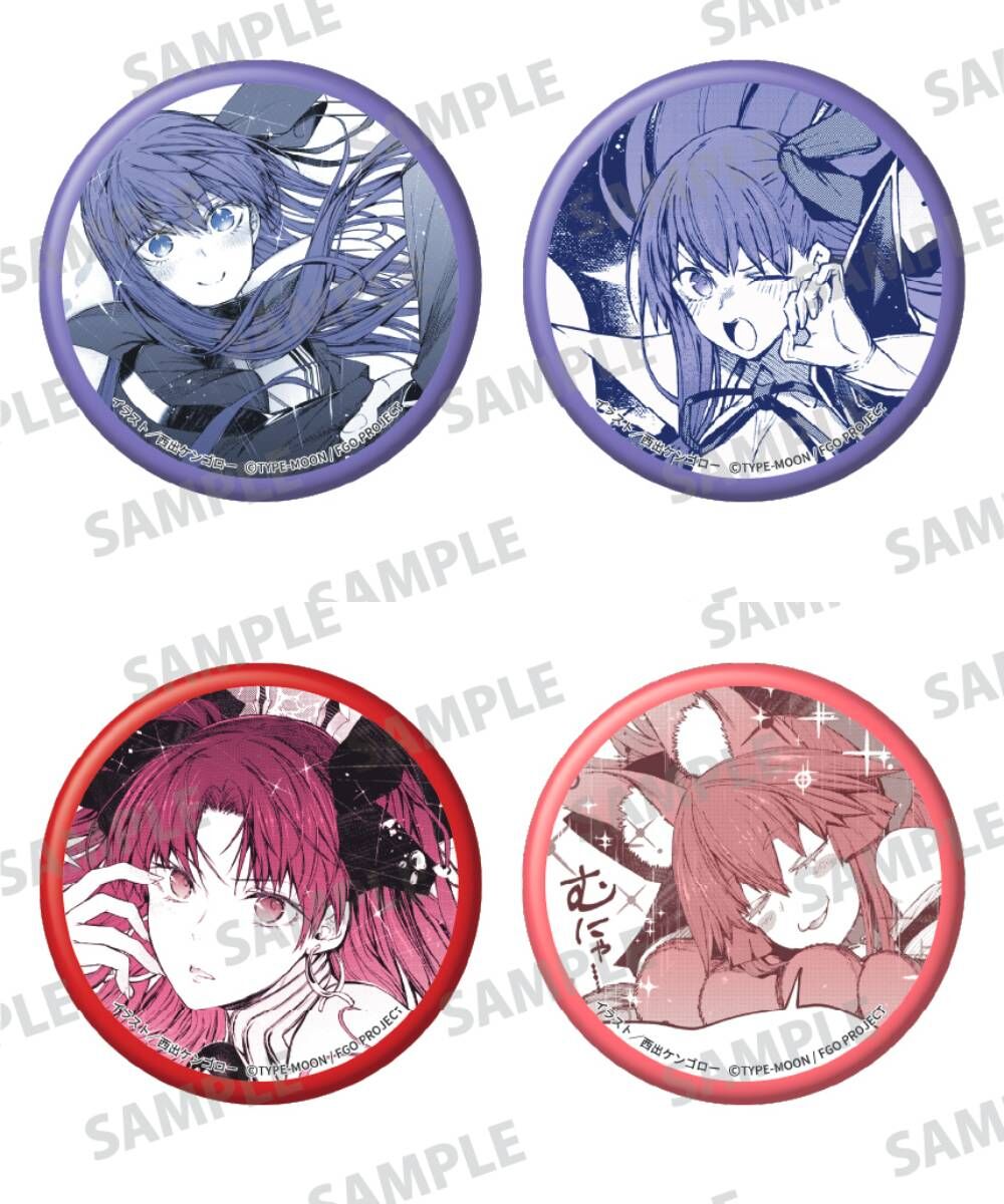 預購-「Fate/Grand Order ‐Epic of Remnant‐亞種特異點EX 深海電腦樂土 SE.RA.PH」徽章套組 系列【日本進口精品】
