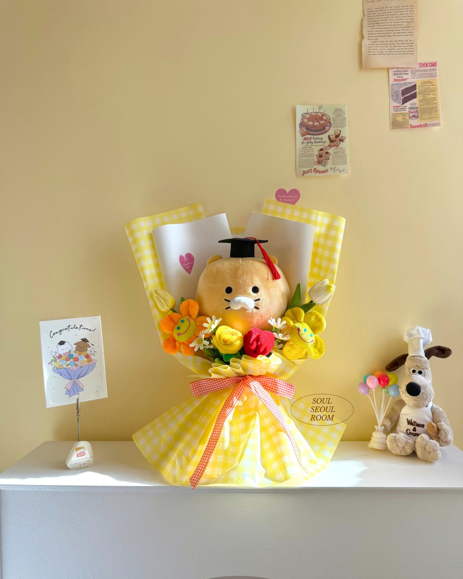 Kakao Friends 香港選物店 SoulSeoulRoom 觀塘門市現貨可愛的療癒係春植捧花 公仔花