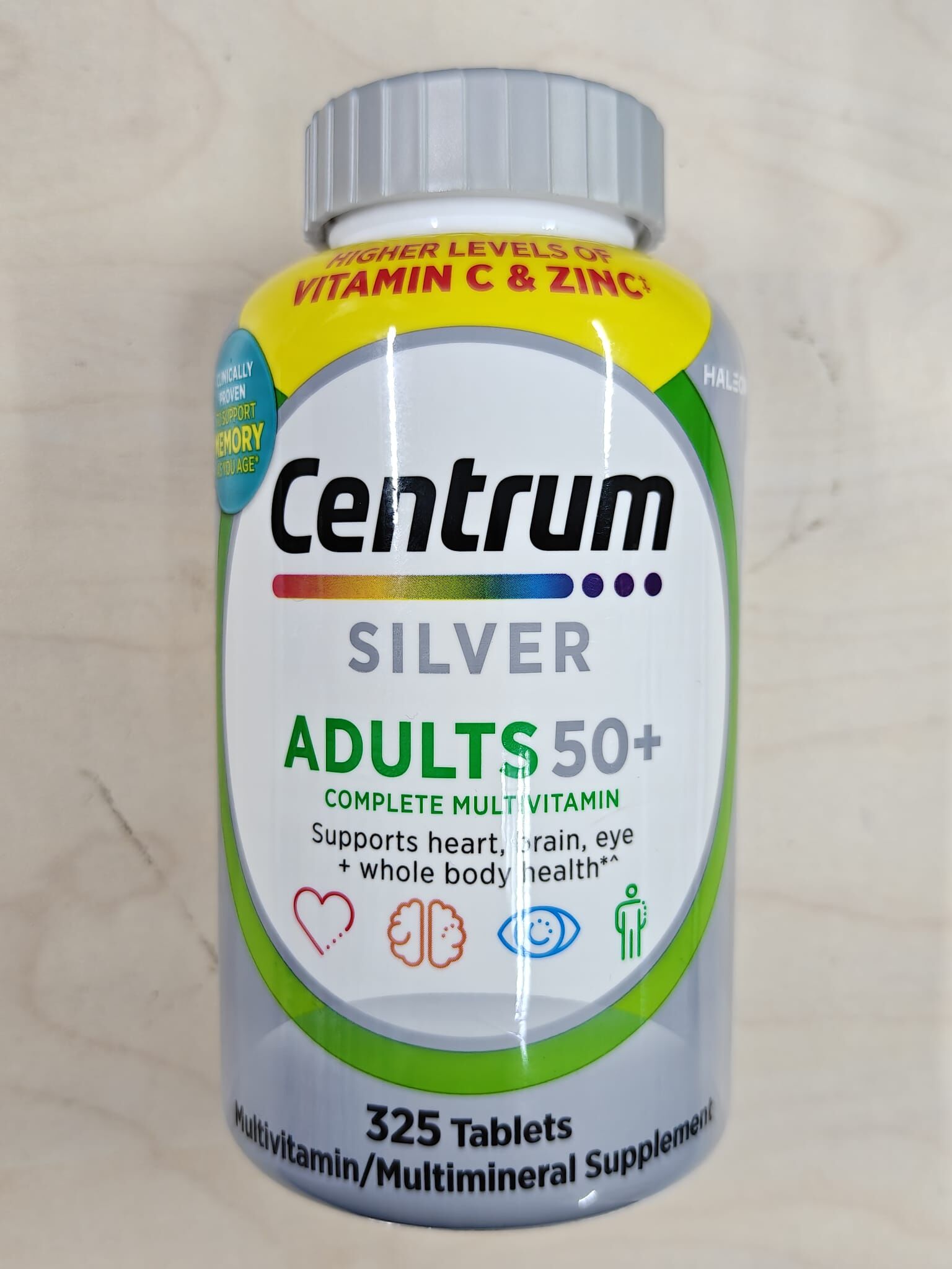 美國Centrum 銀善存綜合維他命(適合50嵗以上人仕), 325粒裝