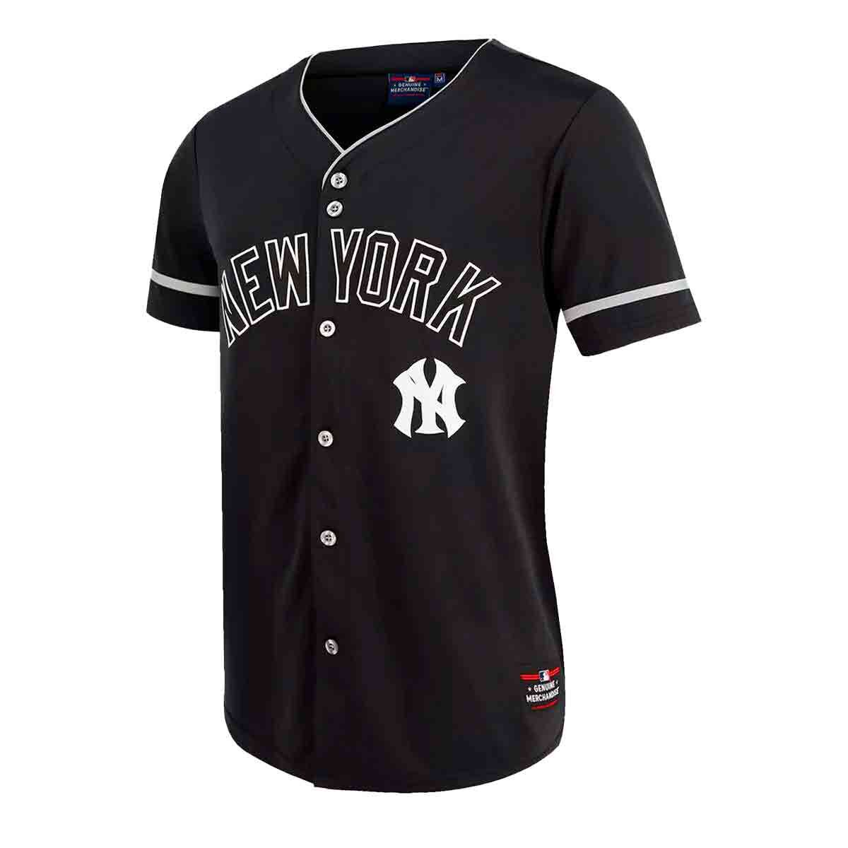 MLB 球衣 紐約洋基隊 黑色 棒球衣 棒球襯衫 中性 MLBJS520220-BK3