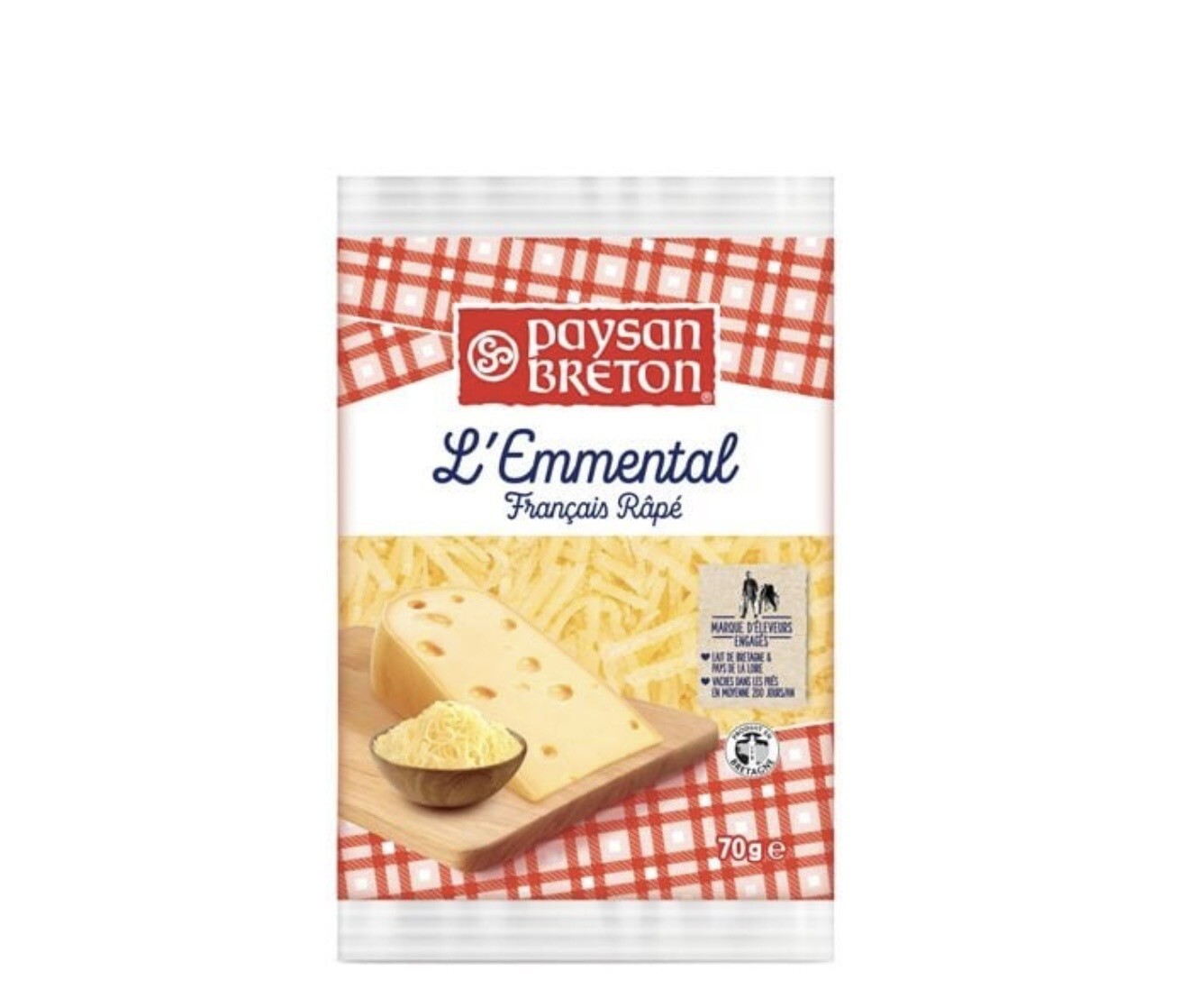 [Chilled] Paysan Breton Grated Emmental 70g