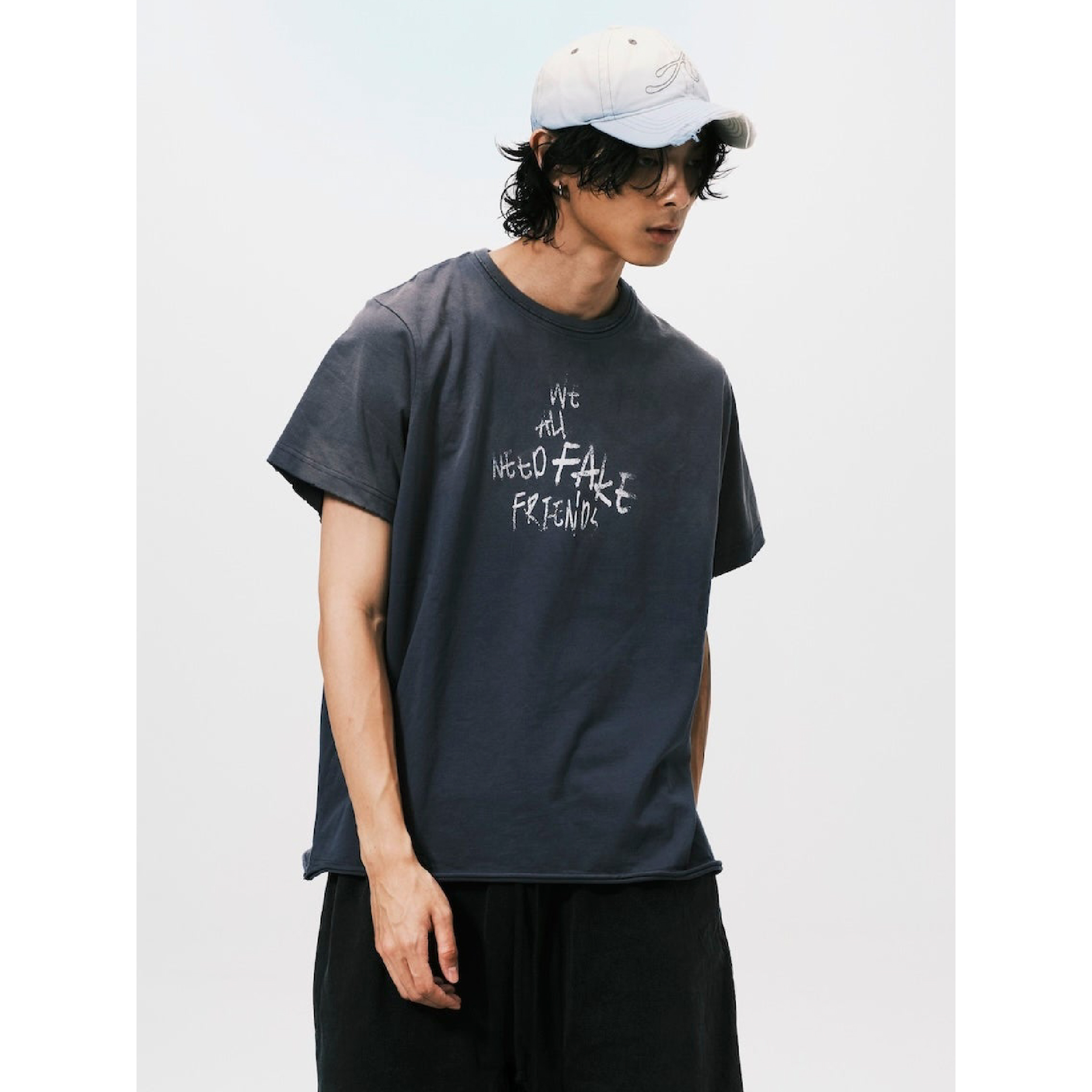 ANOWHEREMAN WANFF Print Oversize Tee