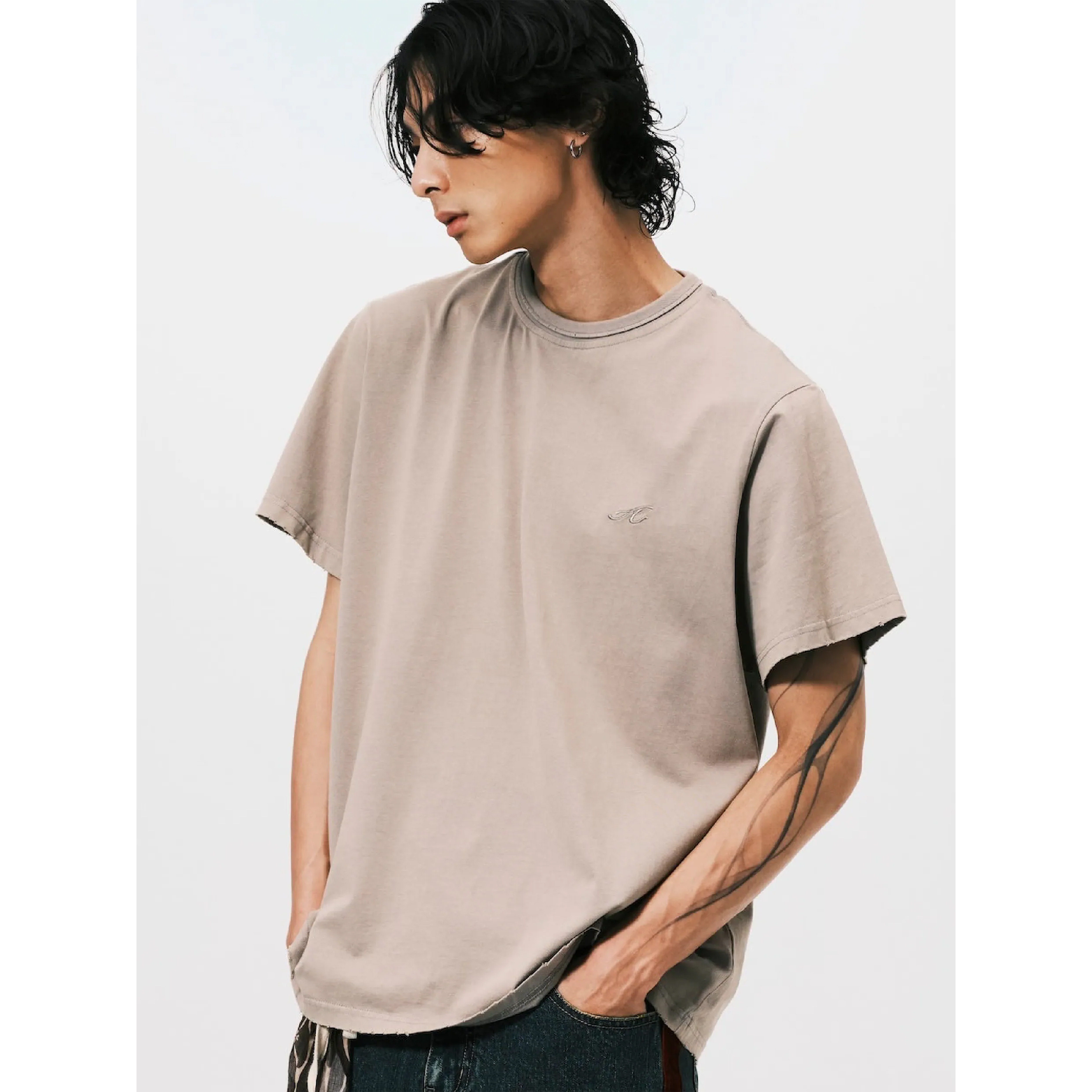ANOWHEREMAN "A" Oversize SS Tee