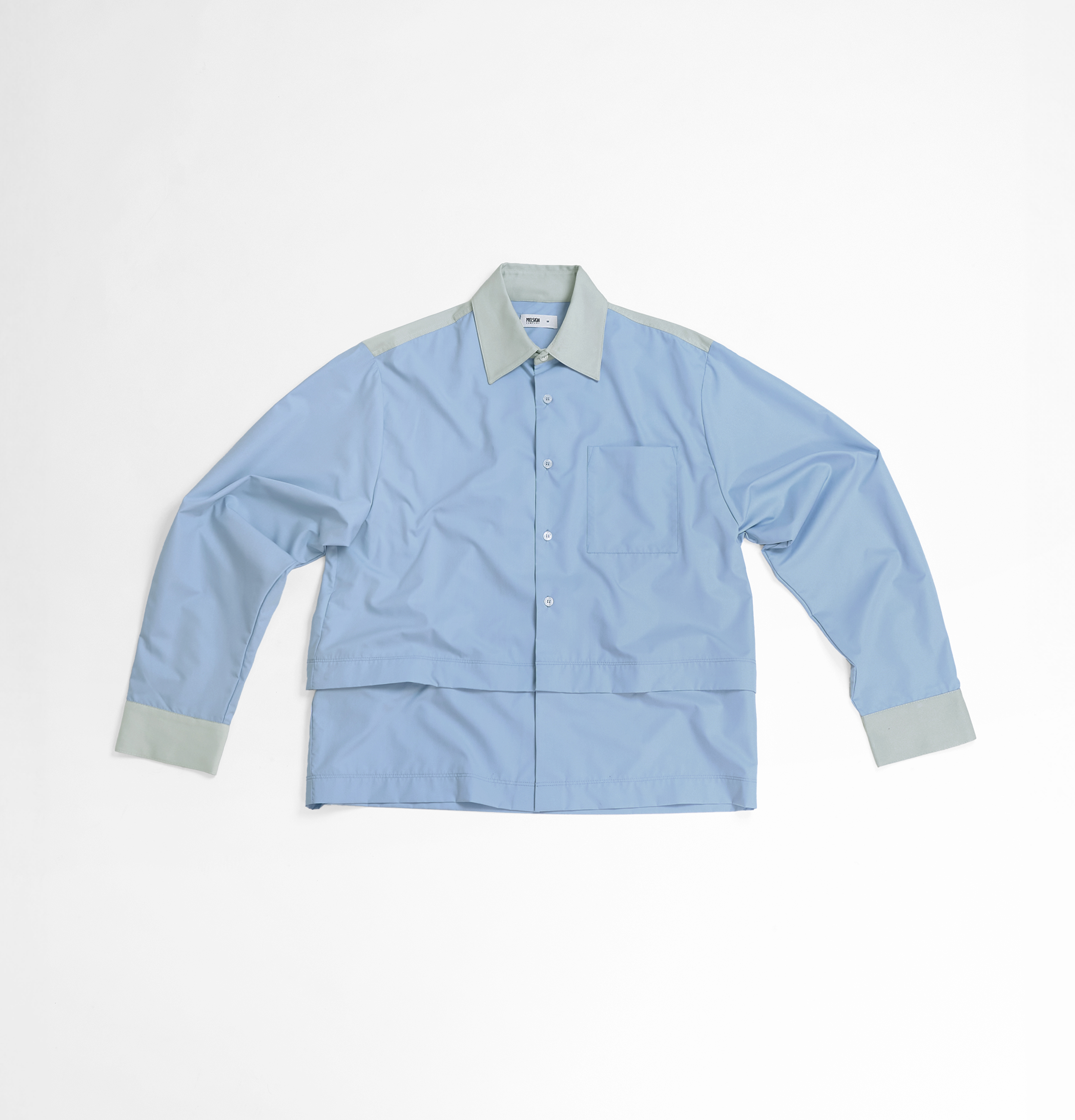 MELSIGN - Detachable Panel Shirt - Blue