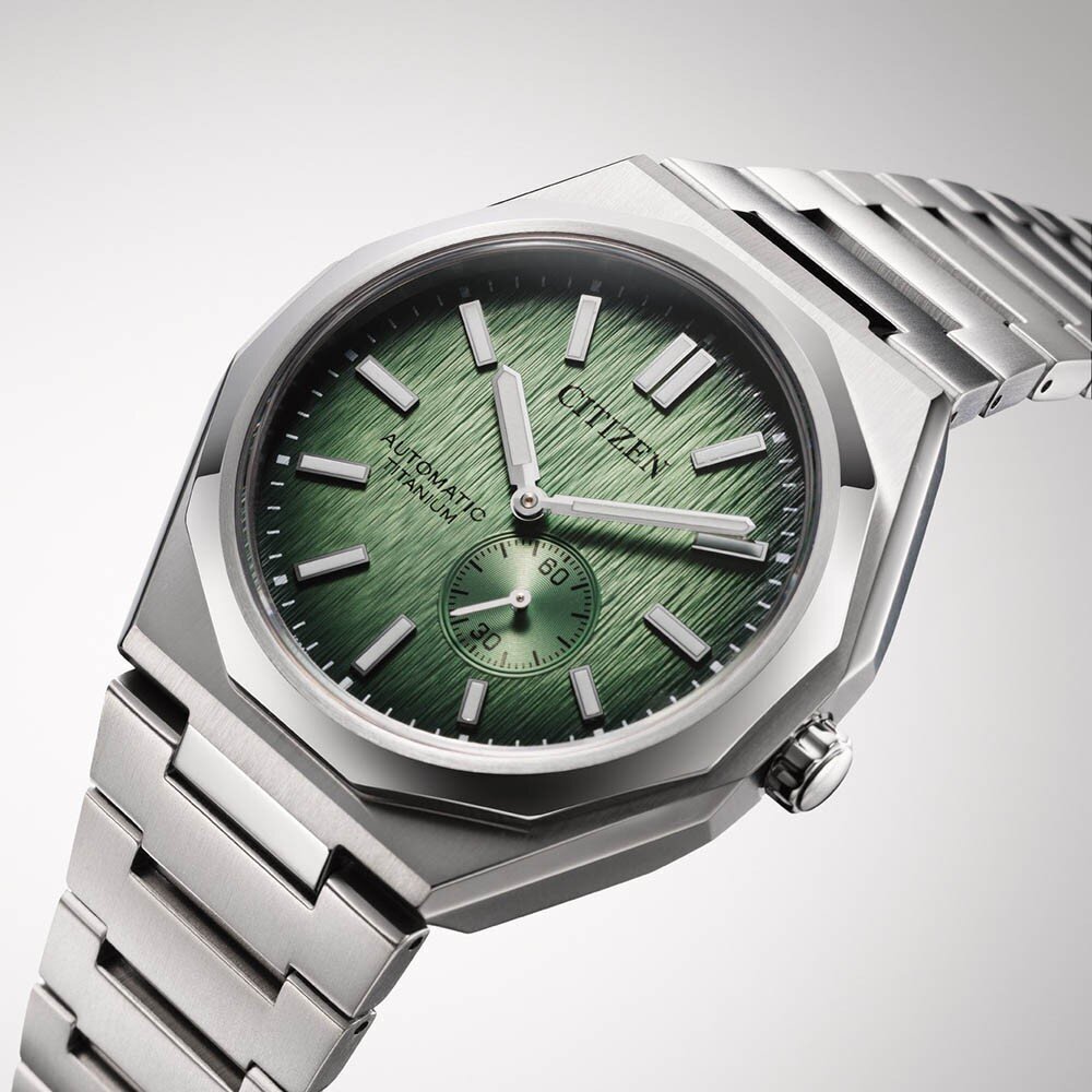 萬年鐘錶 - Citizen 星辰錶 Zenshin 60系列  限量復古小秒盤超級鈦機械錶男錶 NK5020-58X 錶徑40.5MM