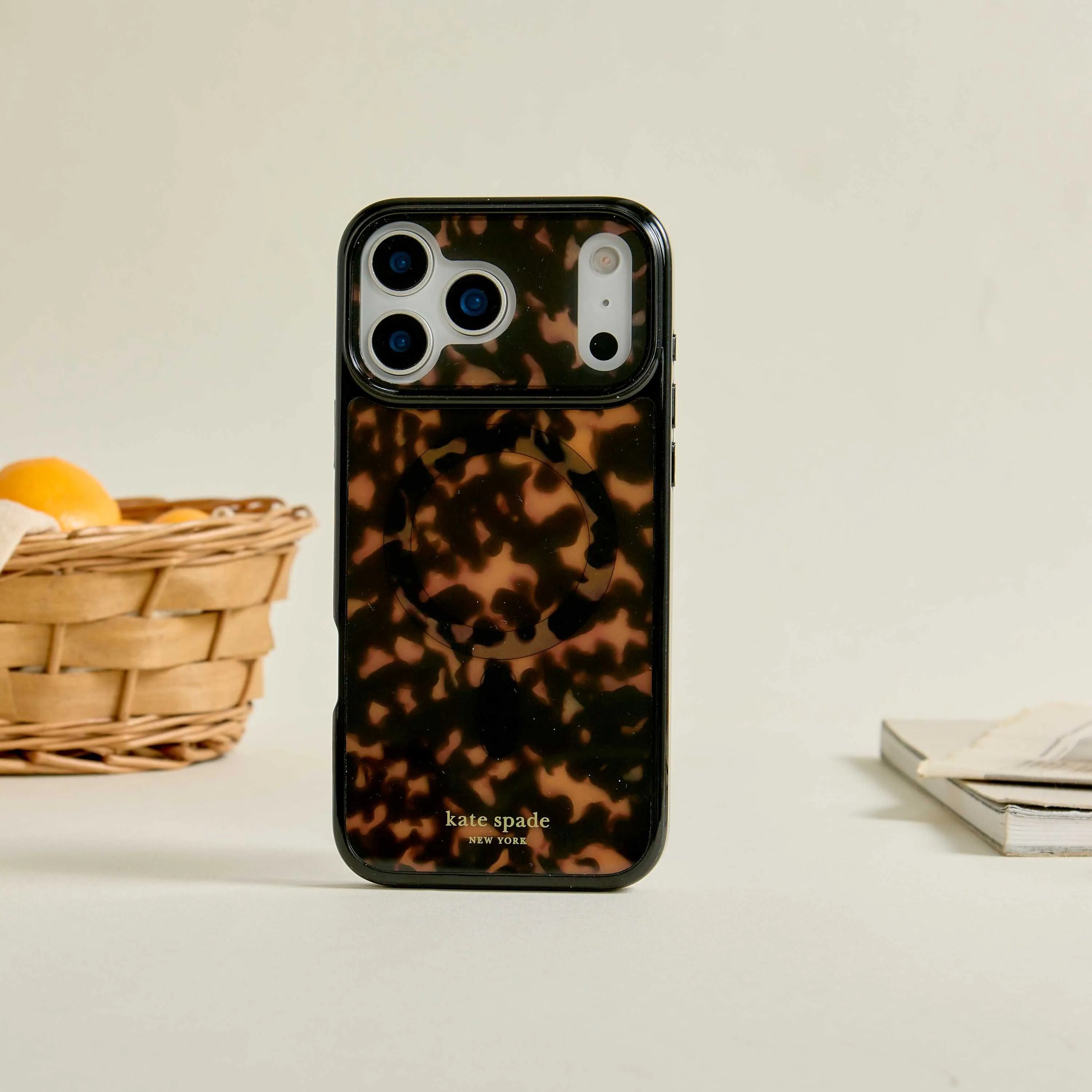 kate spade  iPhone 17系列 精品磁吸防摔 手機殼 華麗玳瑁