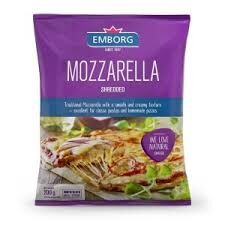 [chilled] Emborg Natural Shredded Mozzarella Cheese 200g
