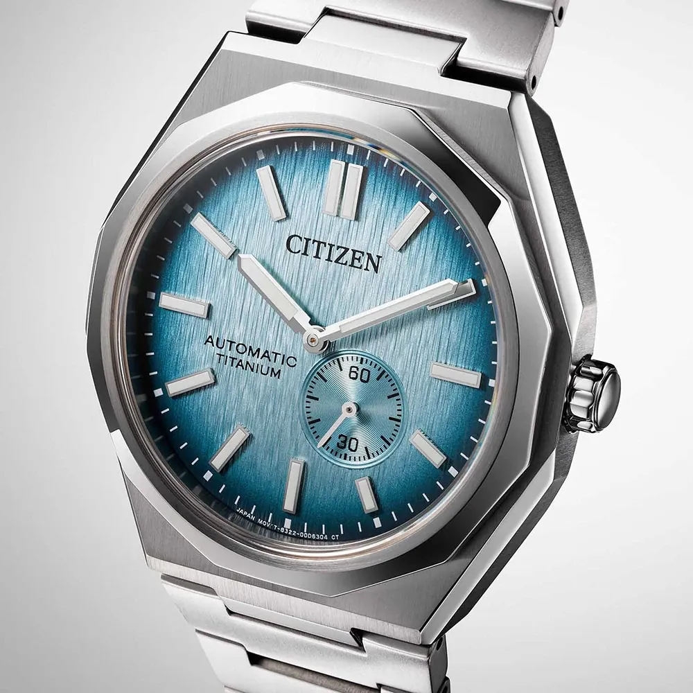 萬年鐘錶 - Citizen 星辰錶 Zenshin 60系列  限量復古小秒盤超級鈦機械錶男錶 NK5020-58L 錶徑40.5MM
