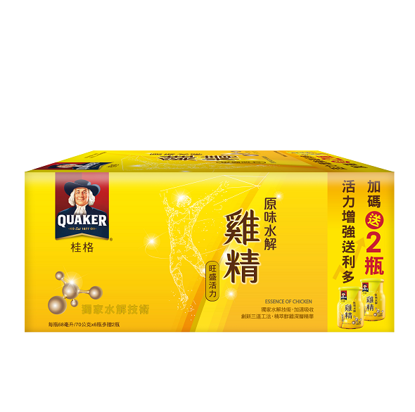【桂格】原味水解雞精6入+2瓶