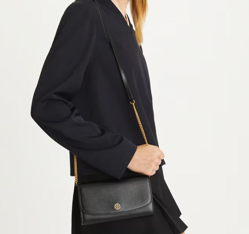 【預購】Tory Burch H0814116 Robinson 斜背包 (黑色)
