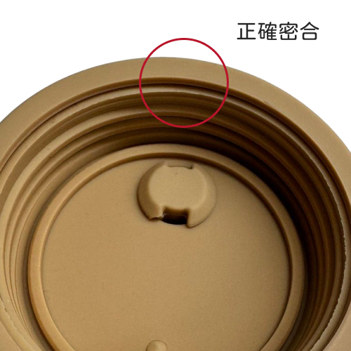 螺紋正確密合