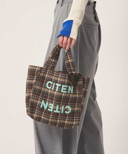 CITEN / Checkered Tote Bag < S SIZE>