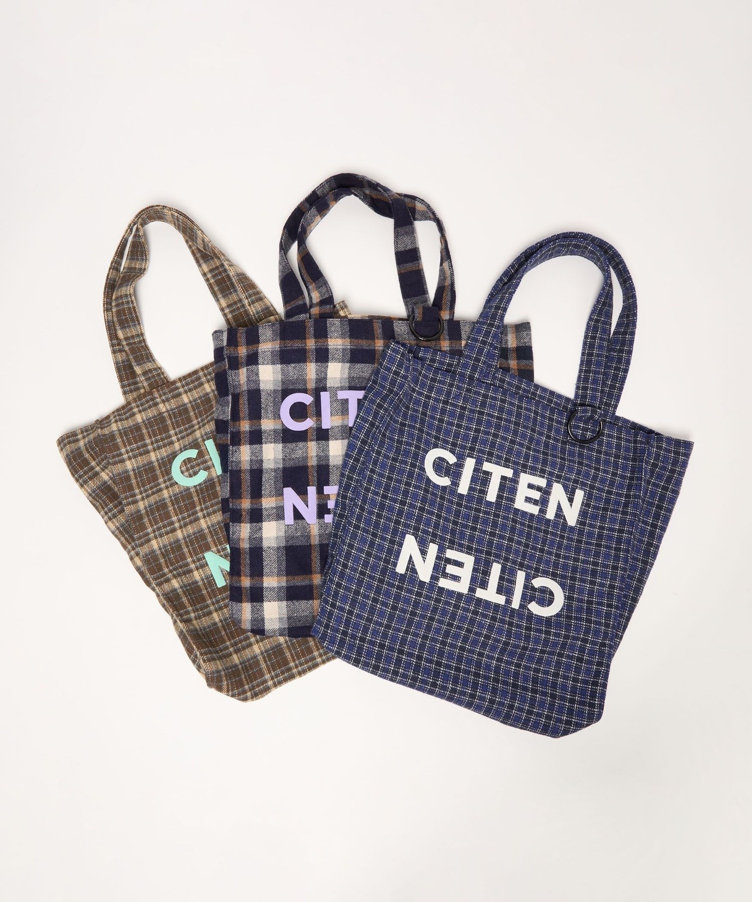 CITEN / Checkered Tote Bag
